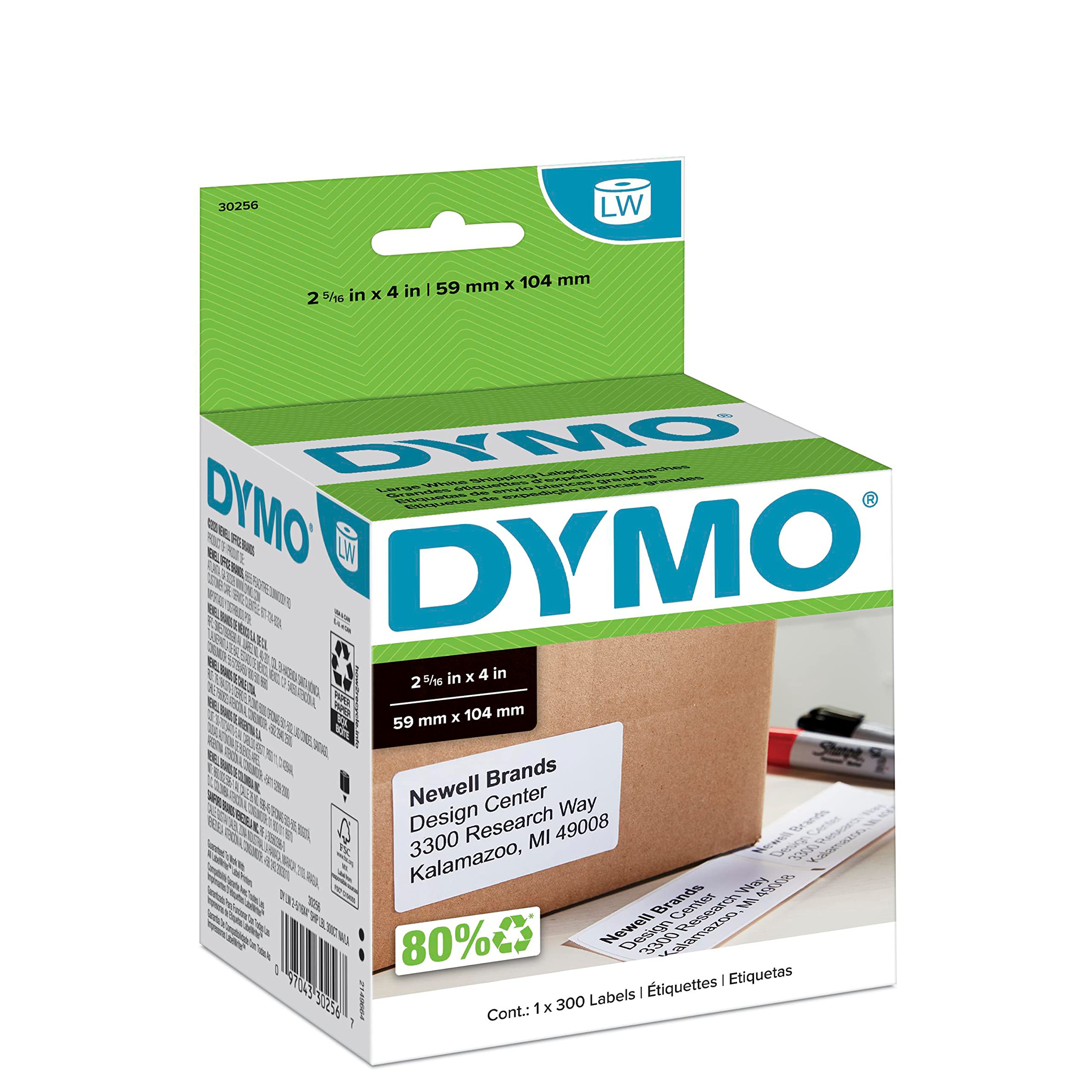 Foto 2 pulgar | Etiquetas De Envío Dymo Lw Para Impresoras Labelwriter, 300 Etiquetas - Venta Internacional.