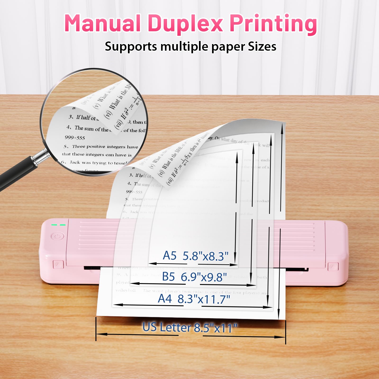 Foto 6 | Impresora Portátil Phomemo P831 Bluetooth Thermal Transfer - Venta Internacional.