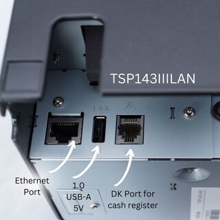 Foto 3 | Impresora Térmica De Recibos Star Micronics Tsp143iiilan Ethernet - Venta Internacional.