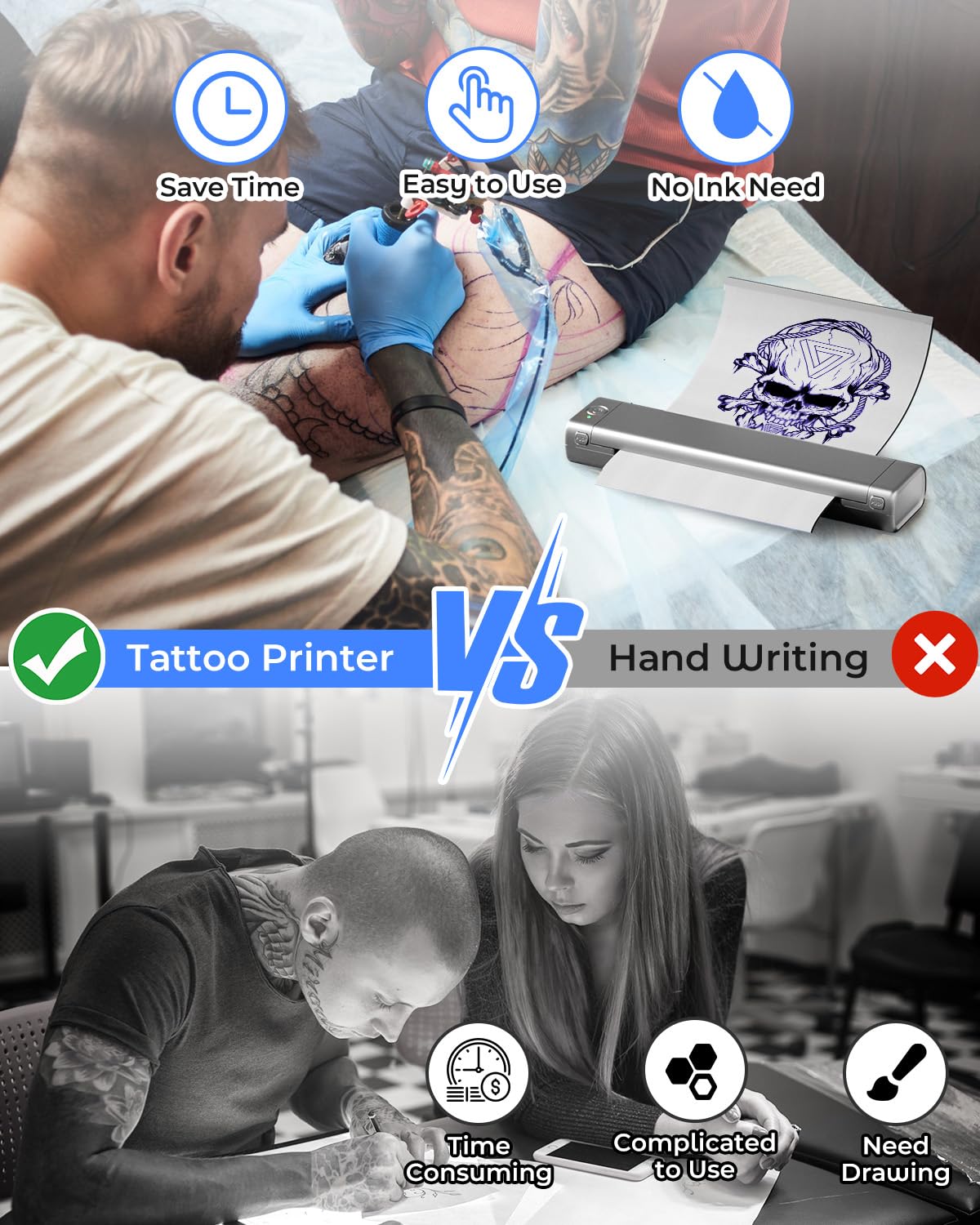 Foto 5 | Impresora Portátil Phomemo M08f Inalámbrica Bluetooth Sin Tinta - Venta Internacional.