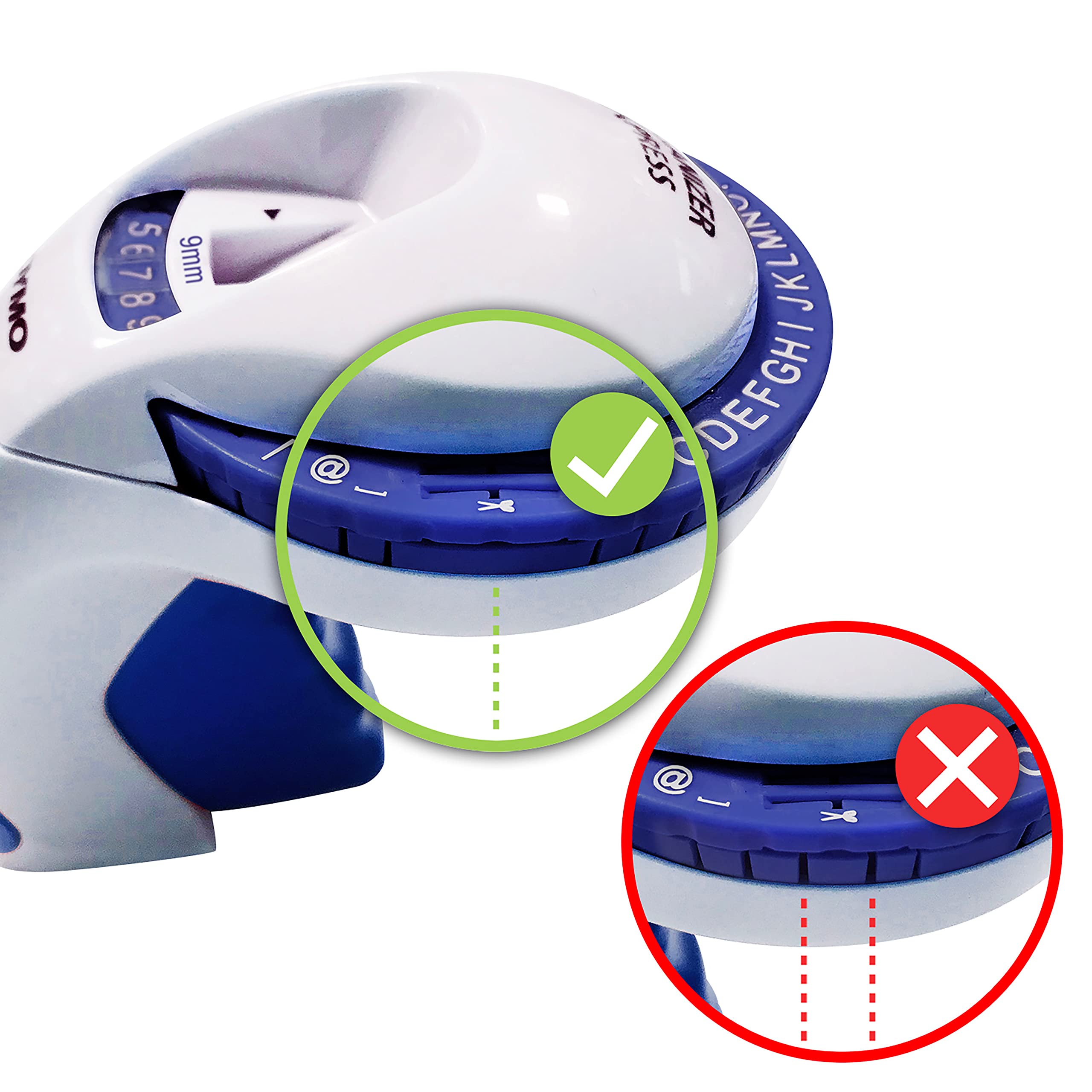 Foto 3 | Rotuladora En Relieve Dymo S0717930 Omega Home Gris/azul Marino - Venta Internacional.