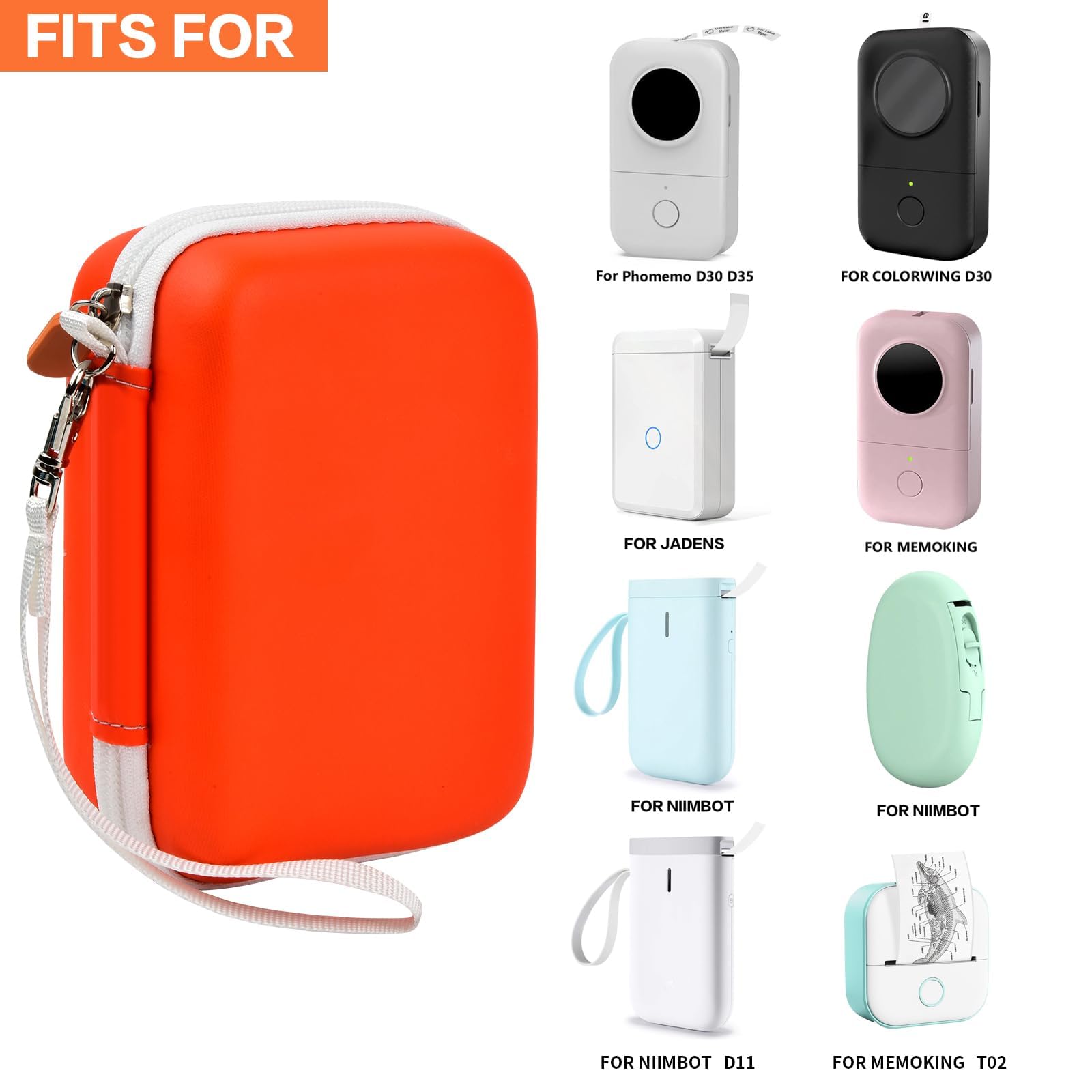Foto 3 pulgar | Funda De Almacenamiento Compatible Con Phomemo D30 D35 M02 Para Nelko - Venta Internacional.