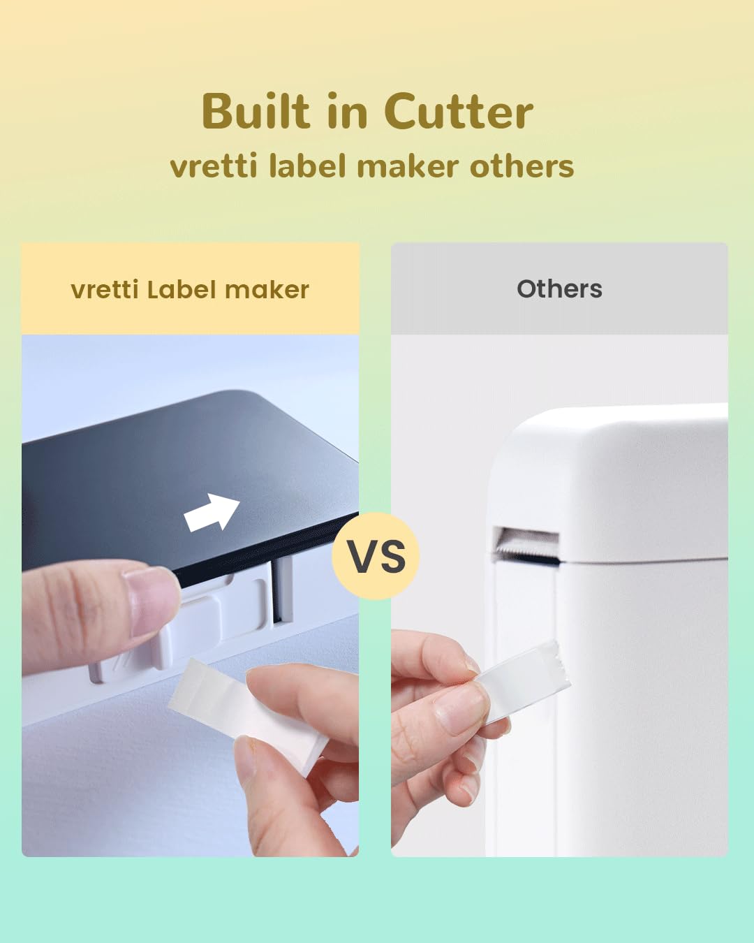 Foto 5 | Label Maker Vretti Hp6-c Con Cinta Adhesiva, Bluetooth, Color Blanco - Venta Internacional.
