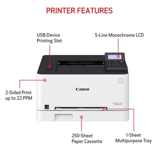Foto 2 | Impresora Canon Color Imageclass Lbp632cdw Inalámbrica 22 Ppm - Venta Internacional.