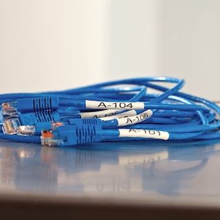 Foto 5 | Etiquetas Termorretráctiles Dymo Rhino 1/2 Tubo Negro Sobre Blanco - Venta Internacional.