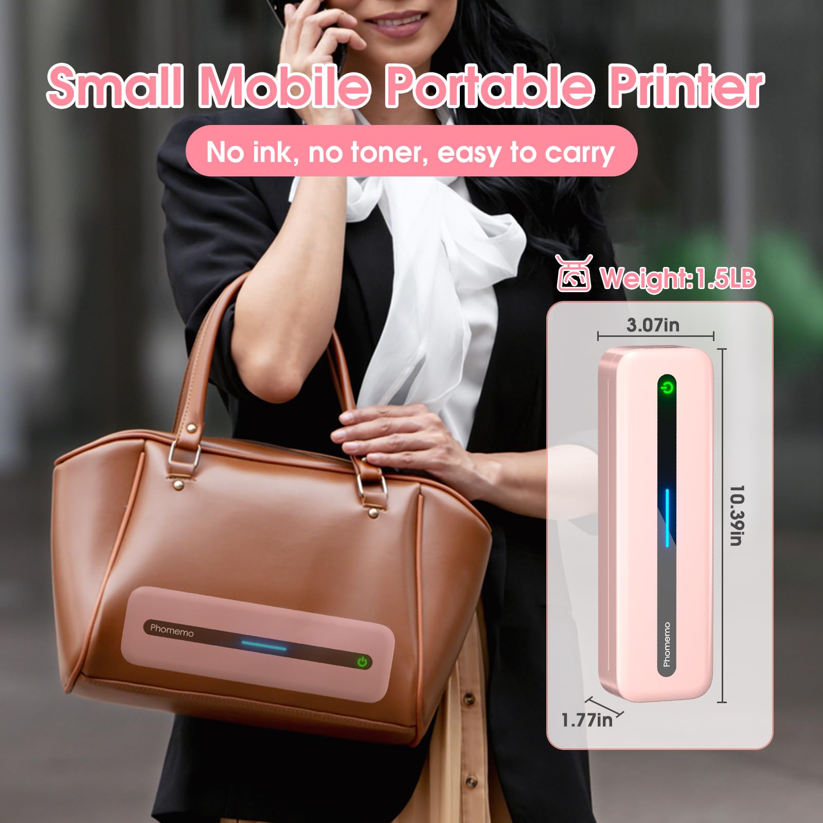 Foto 8 pulgar | Impresora Portátil Phomemo M832 Inalámbrica Térmica Con Bluetooth - Venta Internacional.