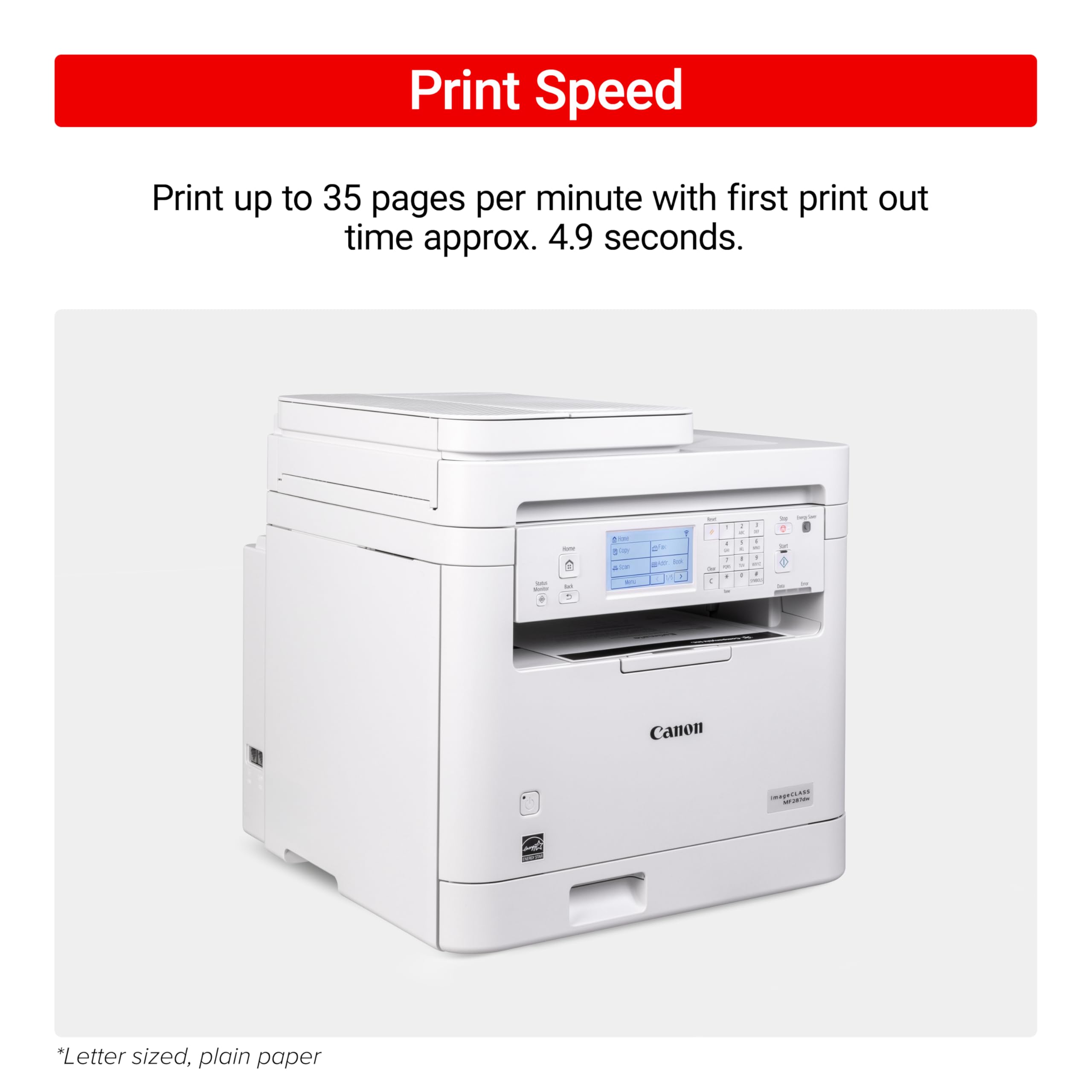 Foto 3 | Impresora Láser Monocromática Canon Imageclass Mf287dw 35 Ppm - Venta Internacional.
