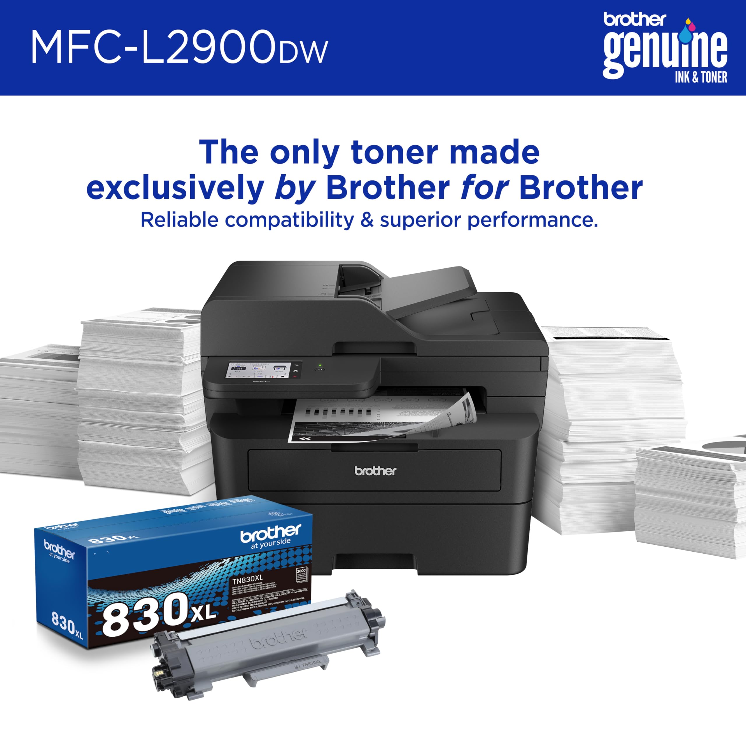 Foto 3 | Impresora Brother Mfc-l2900dw Inalámbrica Compacta Monocromática - Venta Internacional.