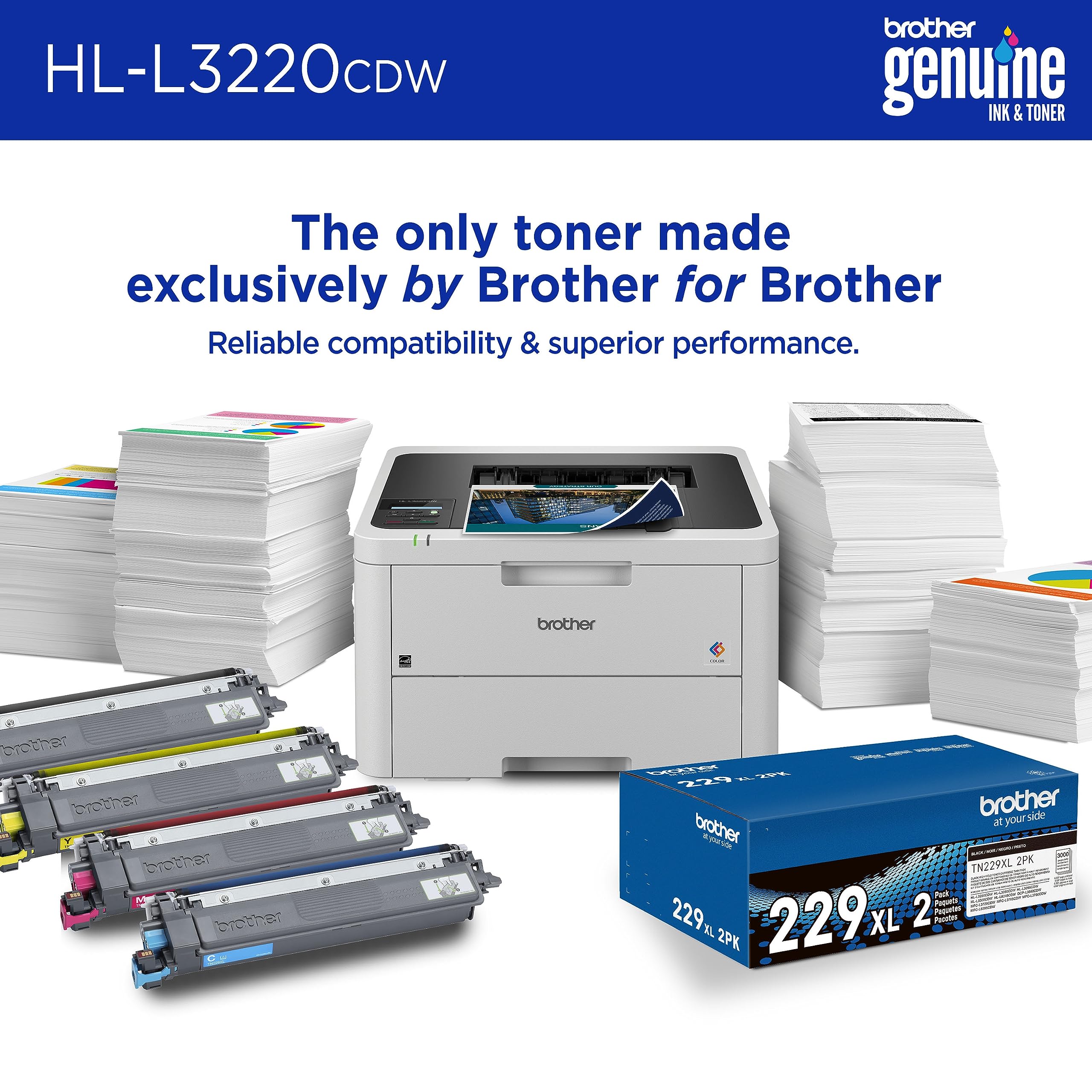 Foto 4 pulgar | Impresora Láser Color Compacta Inalámbrica Brother Hl-l3220cdw - Venta Internacional.