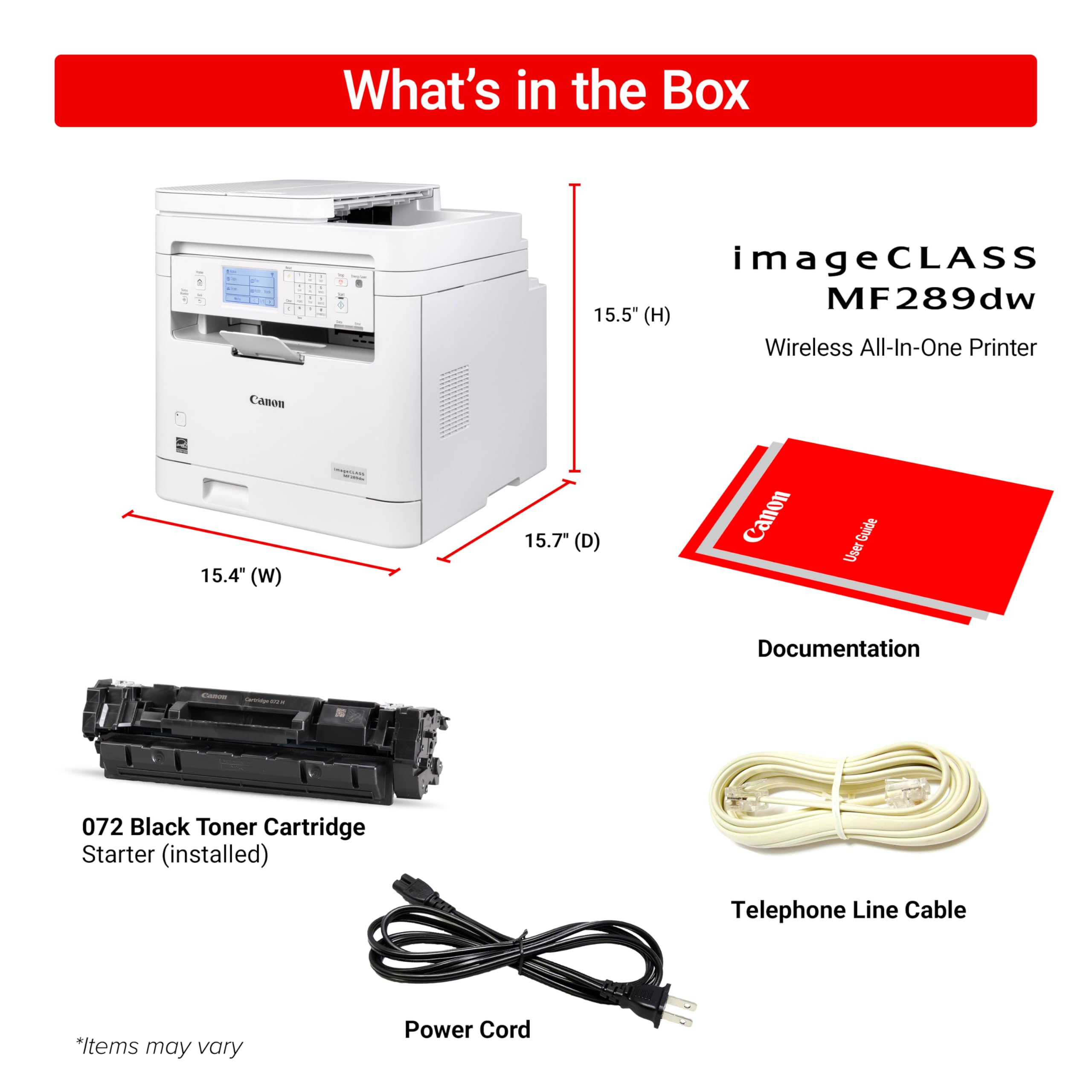 Foto 5 | Impresora Canon Imageclass Mf289dw Láser Monocromática Inalámbrica - Venta Internacional.