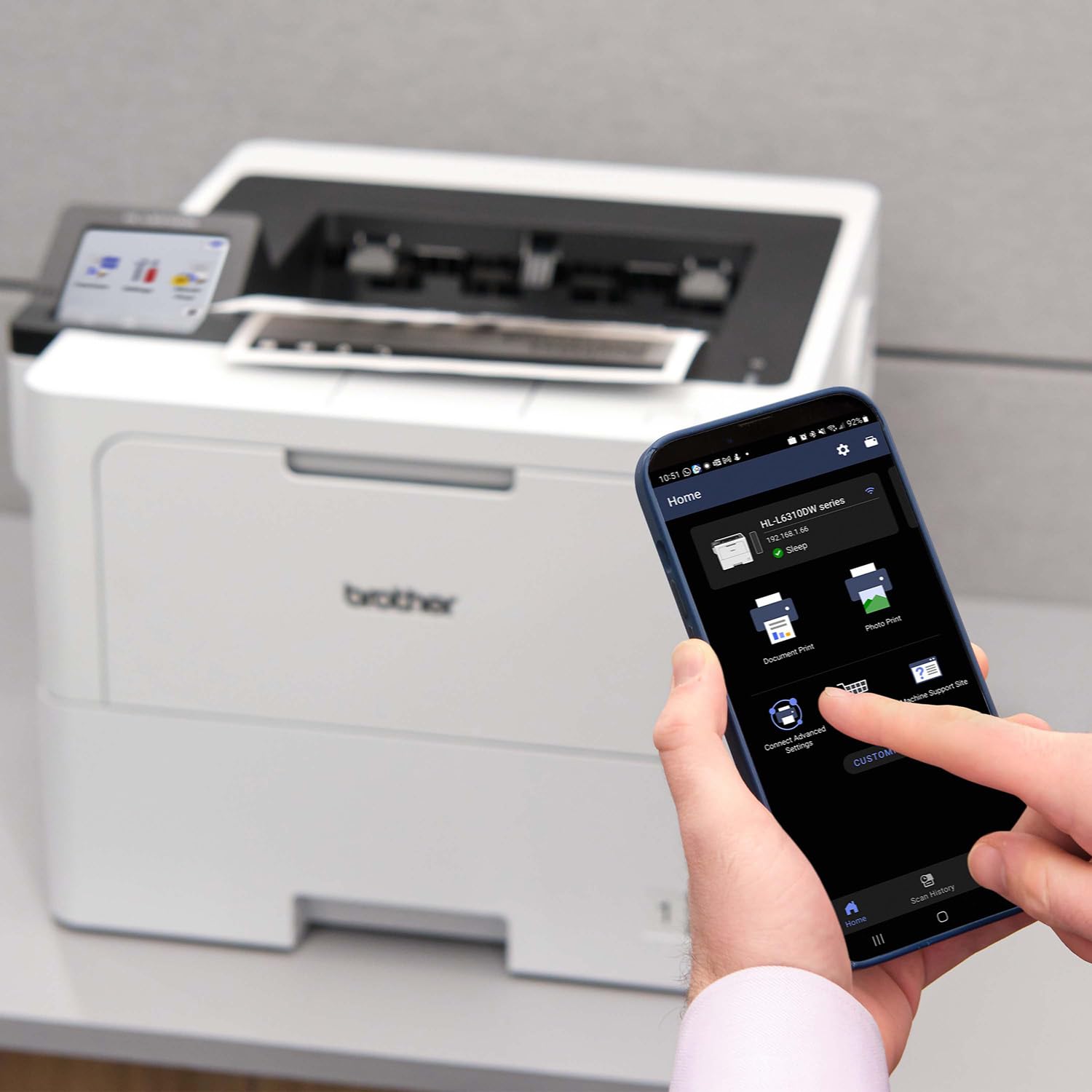 Foto 4 pulgar | Impresora Láser Monocromática Brother HL-L6310DW - Venta Internacional