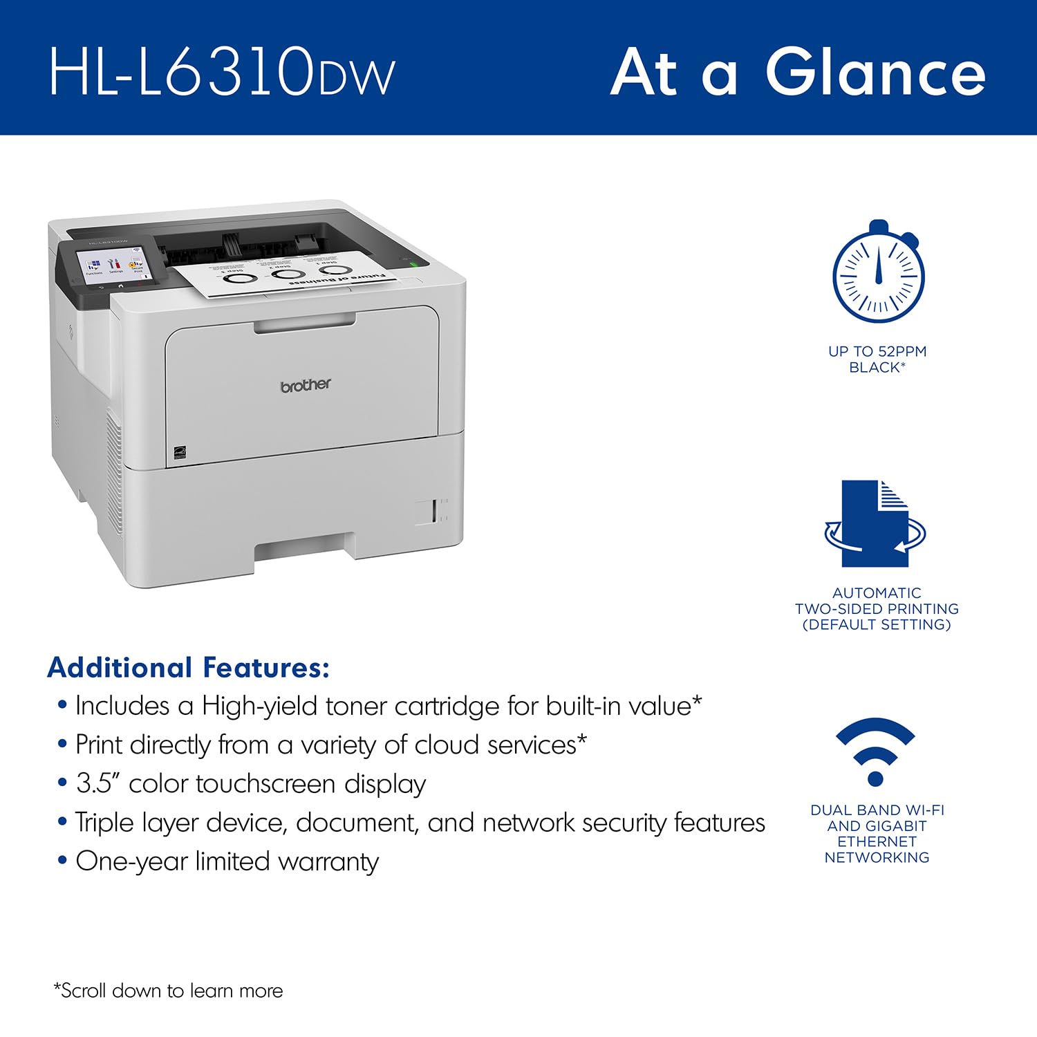 Foto 8 pulgar | Impresora Láser Monocromática Brother HL-L6310DW - Venta Internacional