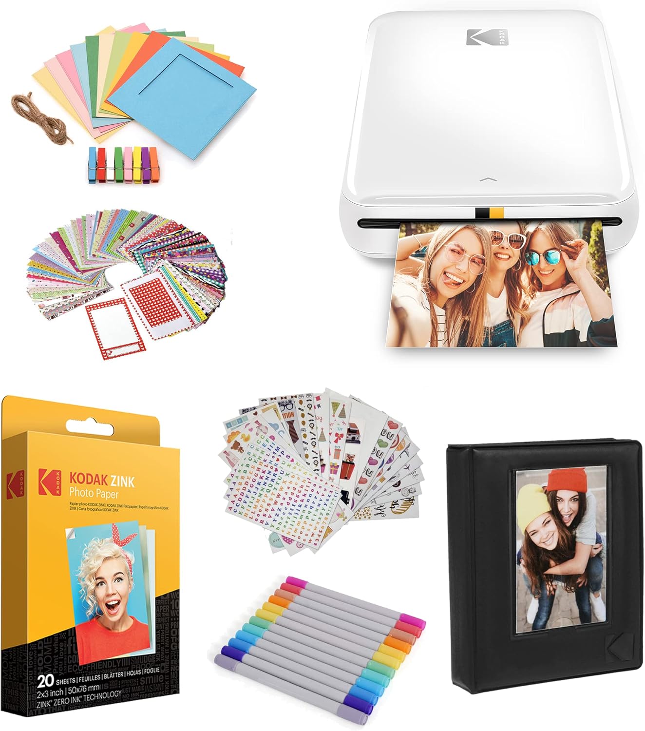 Foto 3 pulgar | Impresora Fotográfica Móvil Inalámbrica Kodak Step con Zink Tech White - Venta Internacional