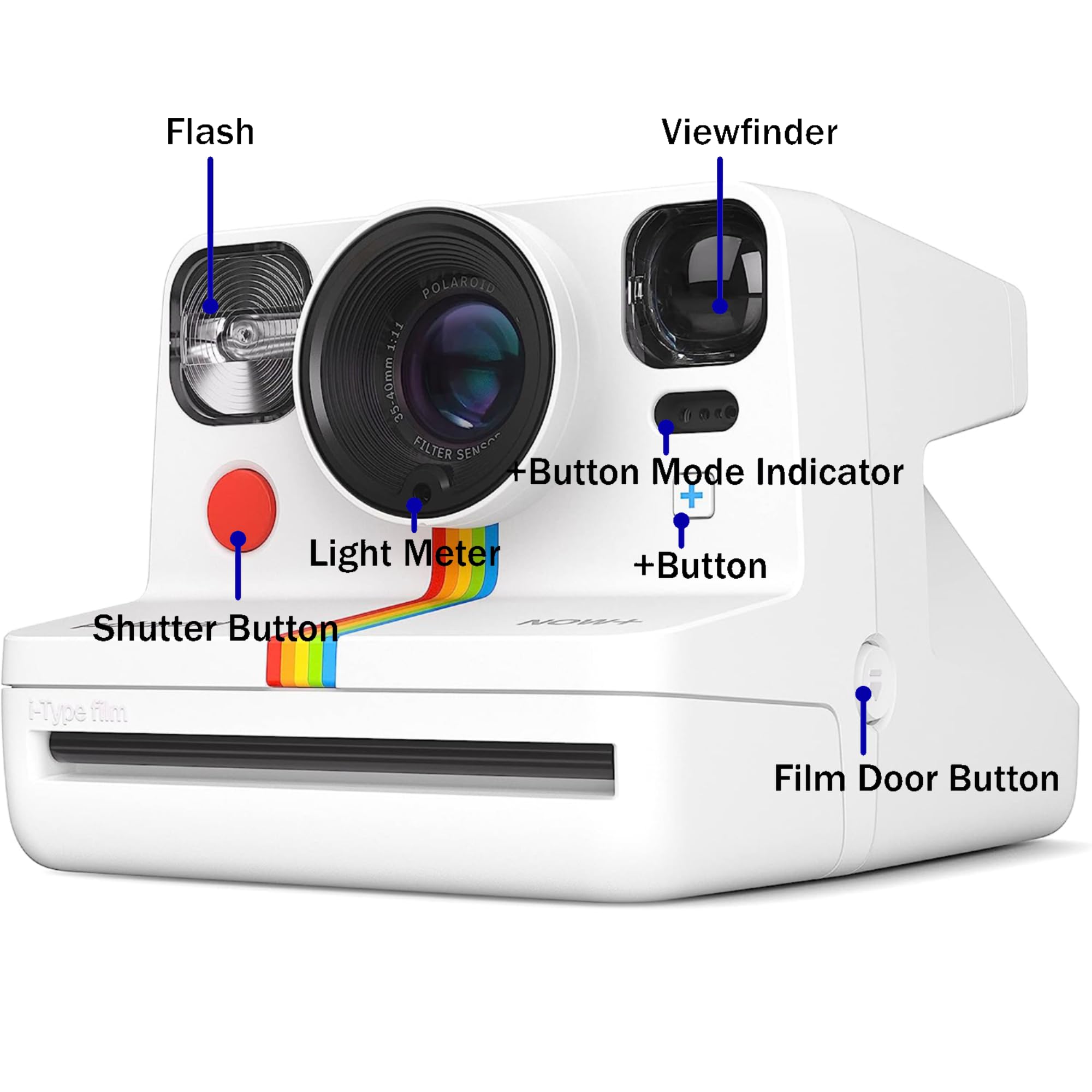 Foto 4 pulgar | Cámara Instantánea Polaroid Now+ Gen 2 Bluetooth Blanca - Venta Internacional.