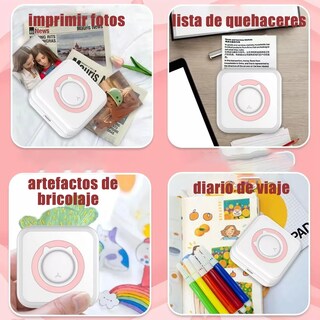Foto 3 | Impresora Térmica Portátil Inalámbrica Bluetooth Eo Safe Imports