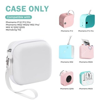 Foto 2 | Maletín De Transporte Procase Para Impresora De Pegatinas Phomemo M02 P12 - Venta Internacional.