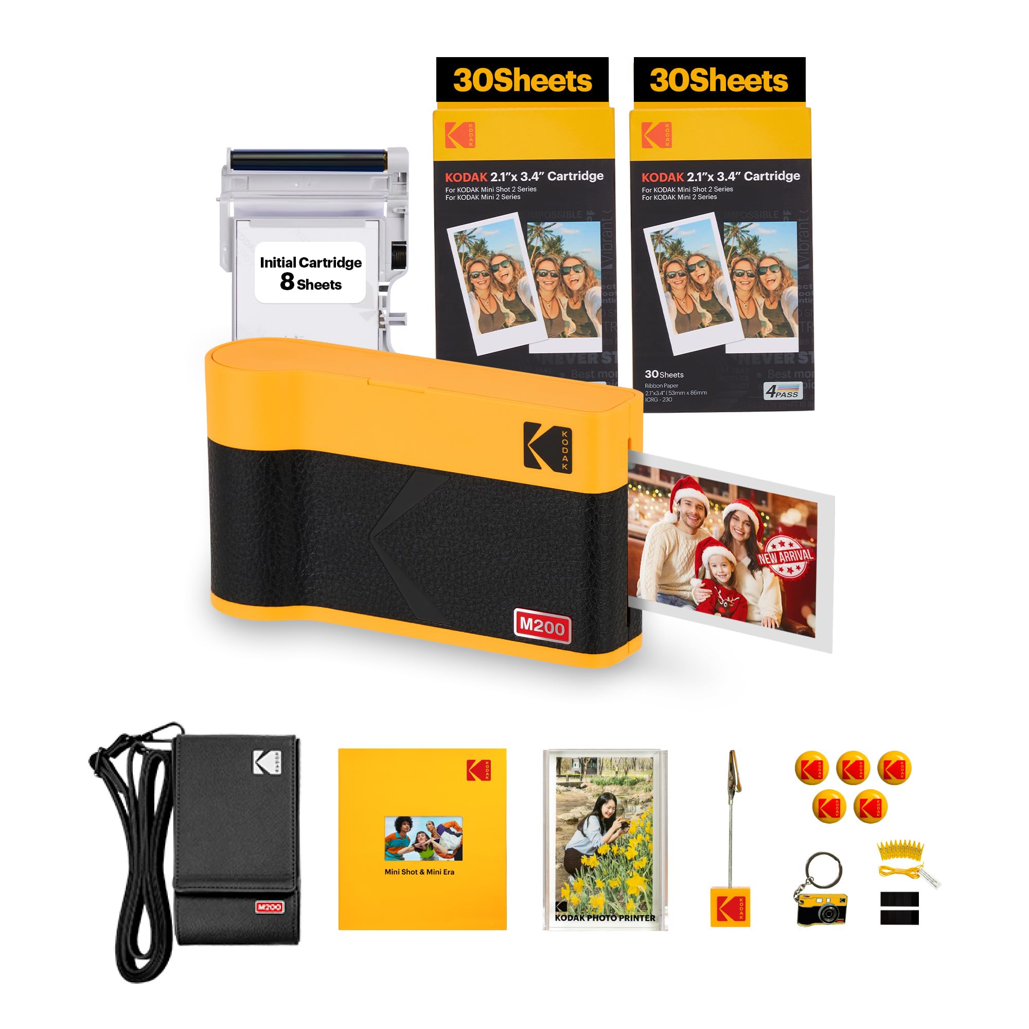 Foto 1 | Impresora Fotográfica Portátil Kodak Mini 2 Era 4pass Amarilla - Venta Internacional.