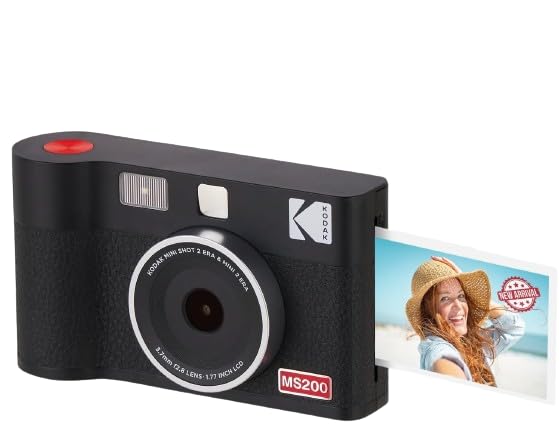 Foto 4 pulgar | Impresora De Cámara Kodak Cam Mini Shot 2 Era Negra 2.1x3.4 - Venta Internacional.