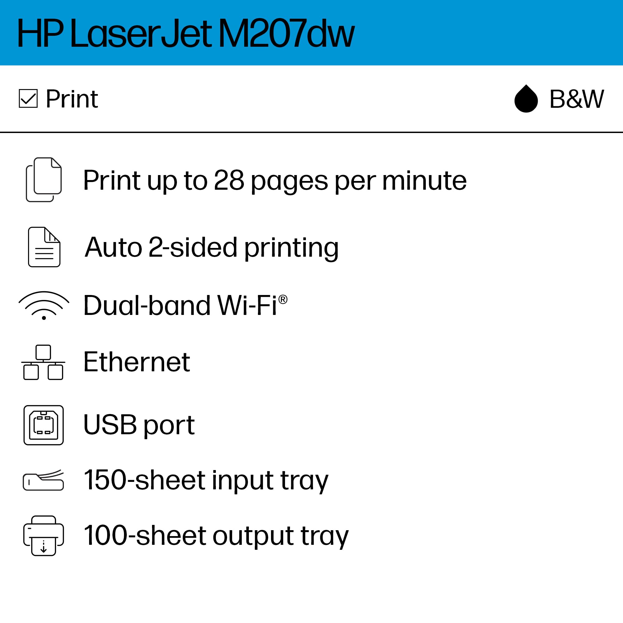 Foto 4 pulgar | Impresora Láser Hp Laserjet M207dw-Venta Internacional