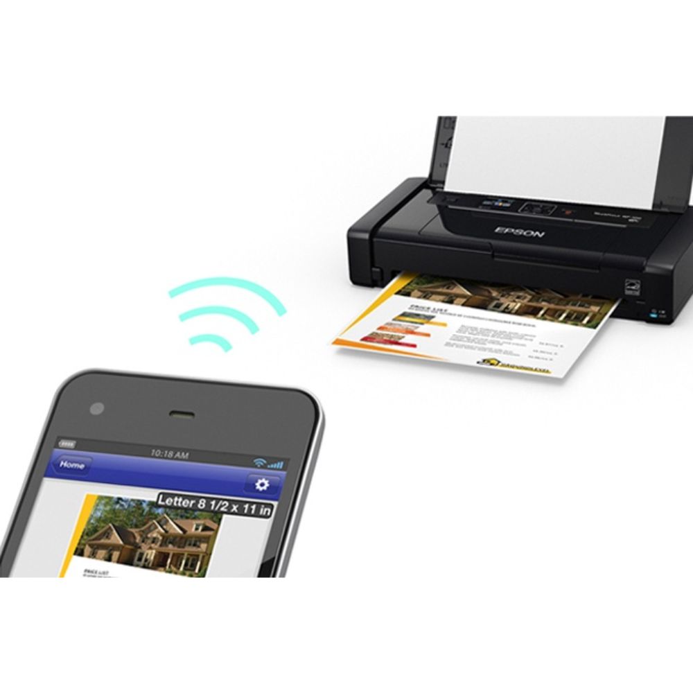 Foto 4 | Impresora Móvil Epson Workforce Wf-100 Inalámbrica Color A4 Negro