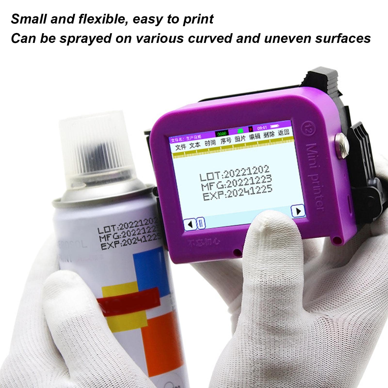 Foto 4 pulgar | Impresora De Inyección De Tinta Portátil Naroote Dp19 Con Led Y Batería De 1200 Mah - Venta Internacional.