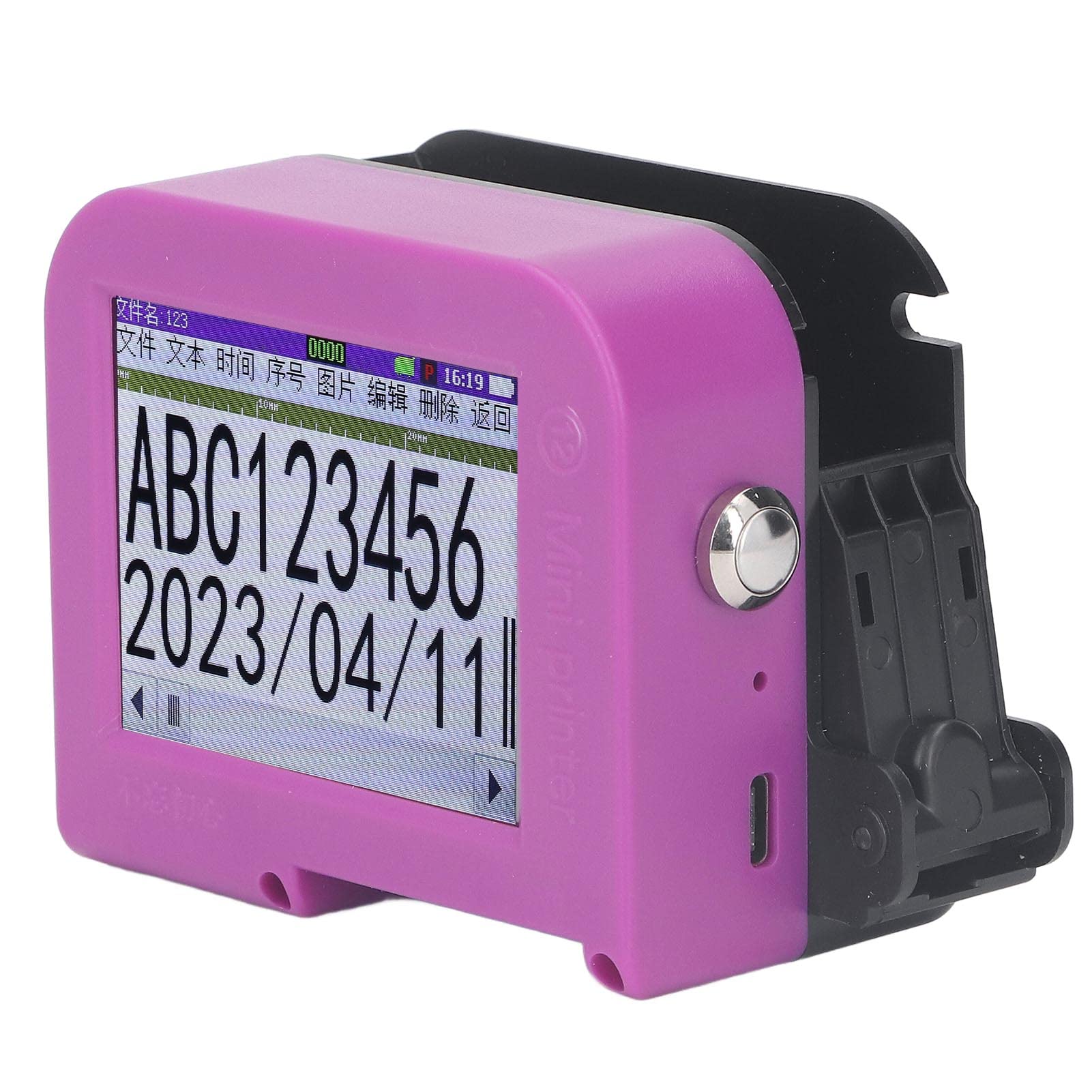 Foto 6 pulgar | Impresora De Inyección De Tinta Portátil Naroote Dp19 Con Led Y Batería De 1200 Mah - Venta Internacional.