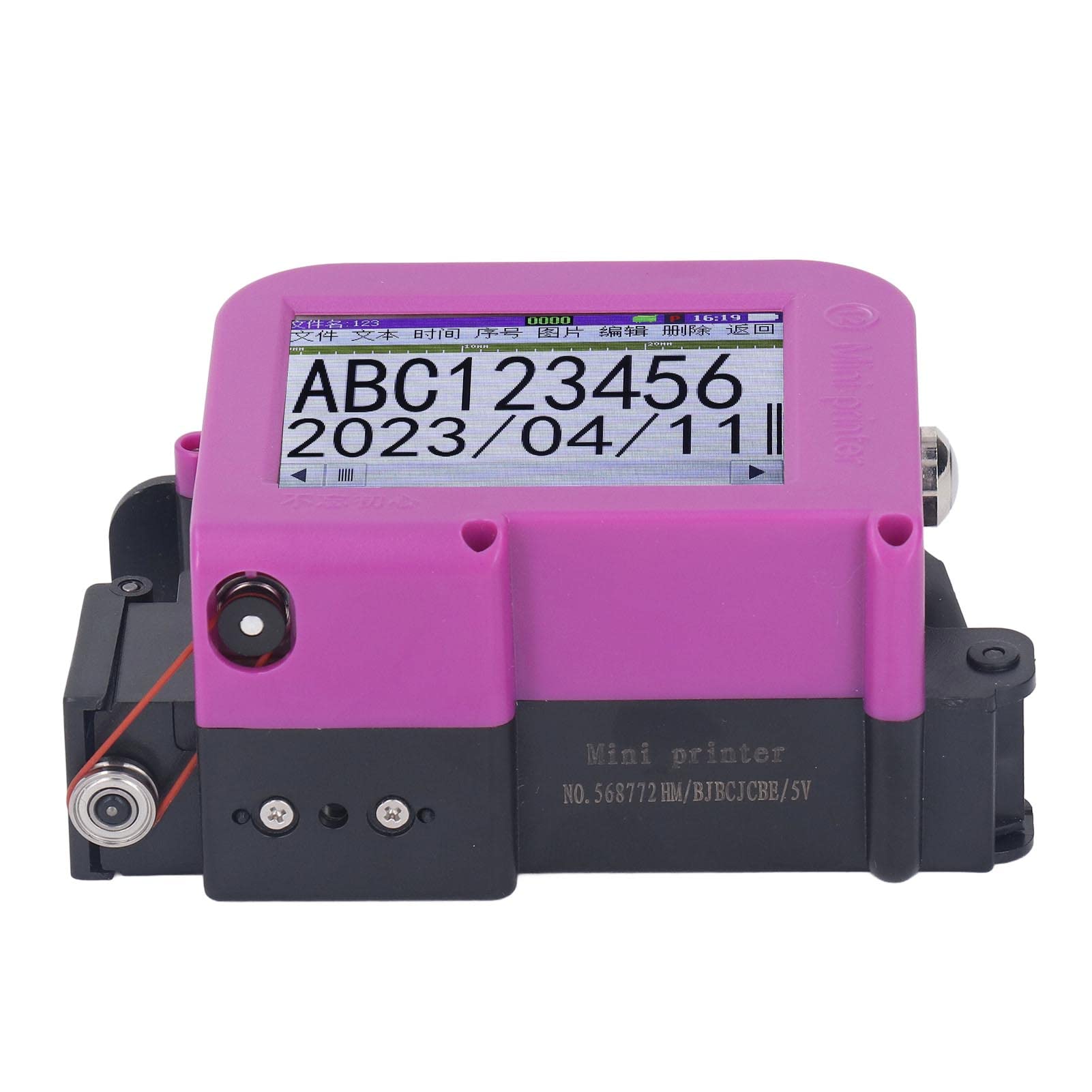 Foto 8 pulgar | Impresora De Inyección De Tinta Portátil Naroote Dp19 Con Led Y Batería De 1200 Mah - Venta Internacional.