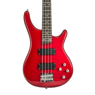 Foto 3 | Bajo Eléctrico 4 Cuerdas Tipo Ibáñez ROMMS Rojo