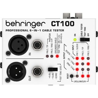 Foto 2 | Behringer Ct-100 Probador De Cables Señal Audio Tester Pro