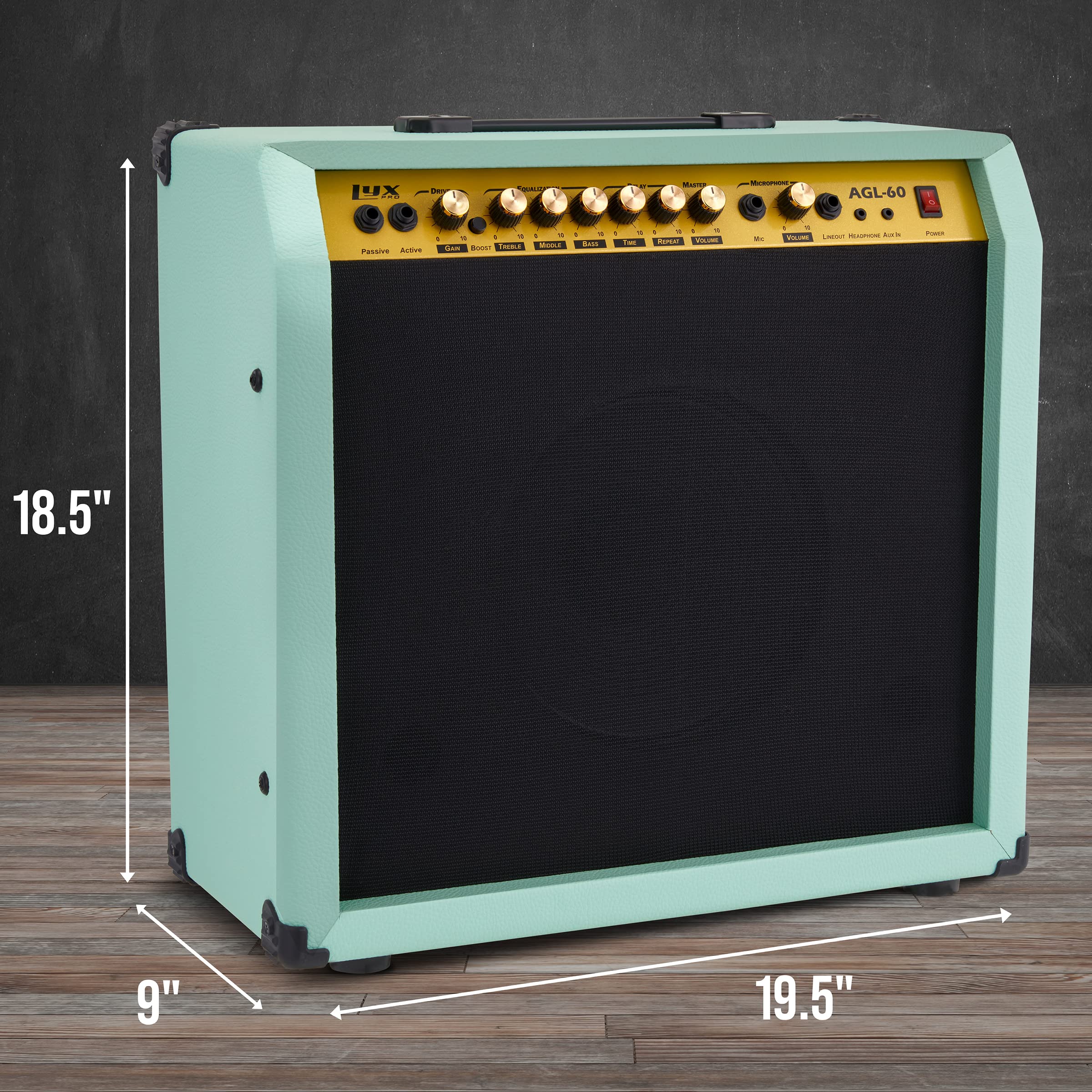 Foto 5 | Amplificador De Guitarra Eléctrica Lyxpro Combo De 60 W Con Altavoz De 10 Pulgadas - Venta Internacional.