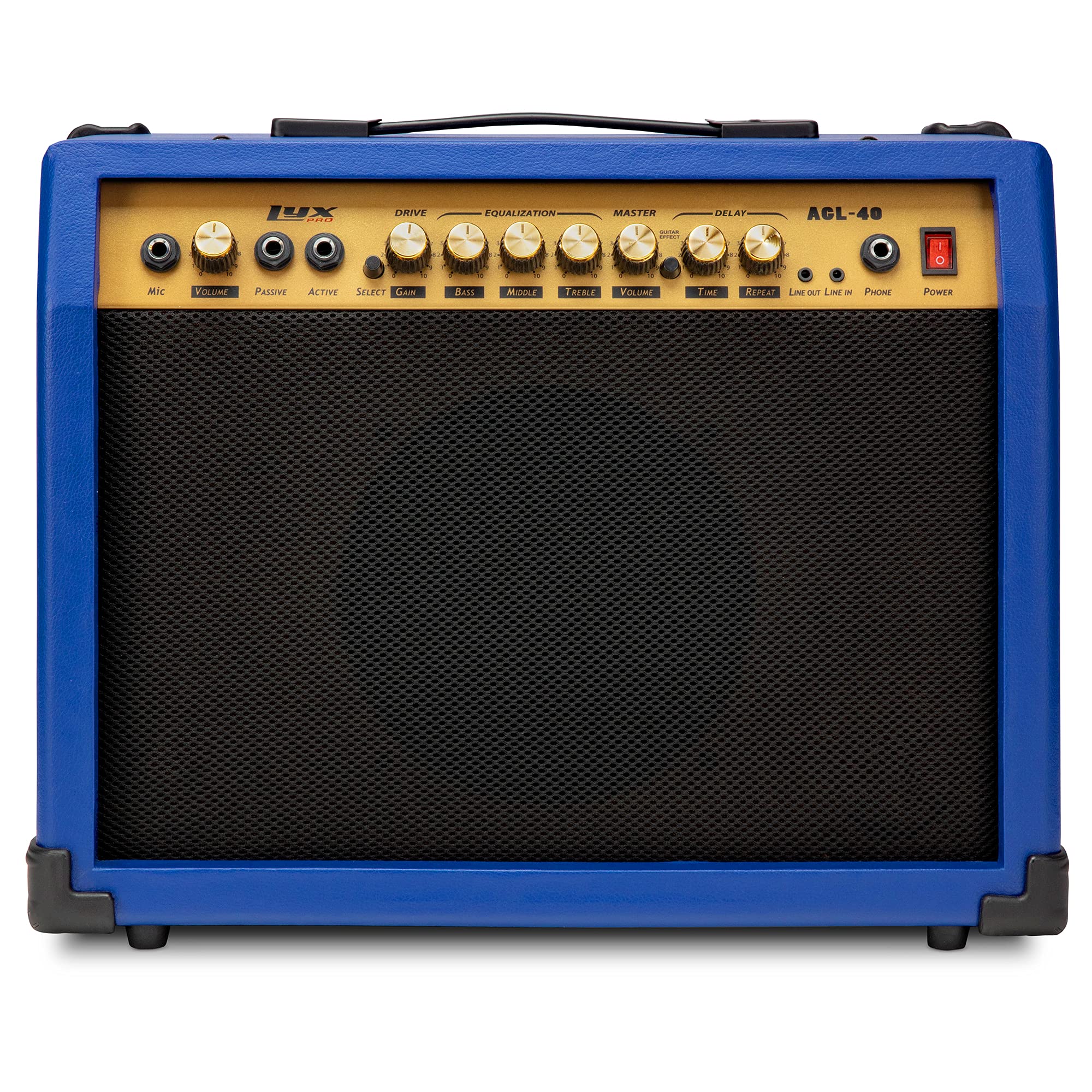 Foto 2 pulgar | Amplificador De Guitarra Eléctrica Lyxpro Combinado De 40 W Con Altavoz De 8» - Venta Internacional.