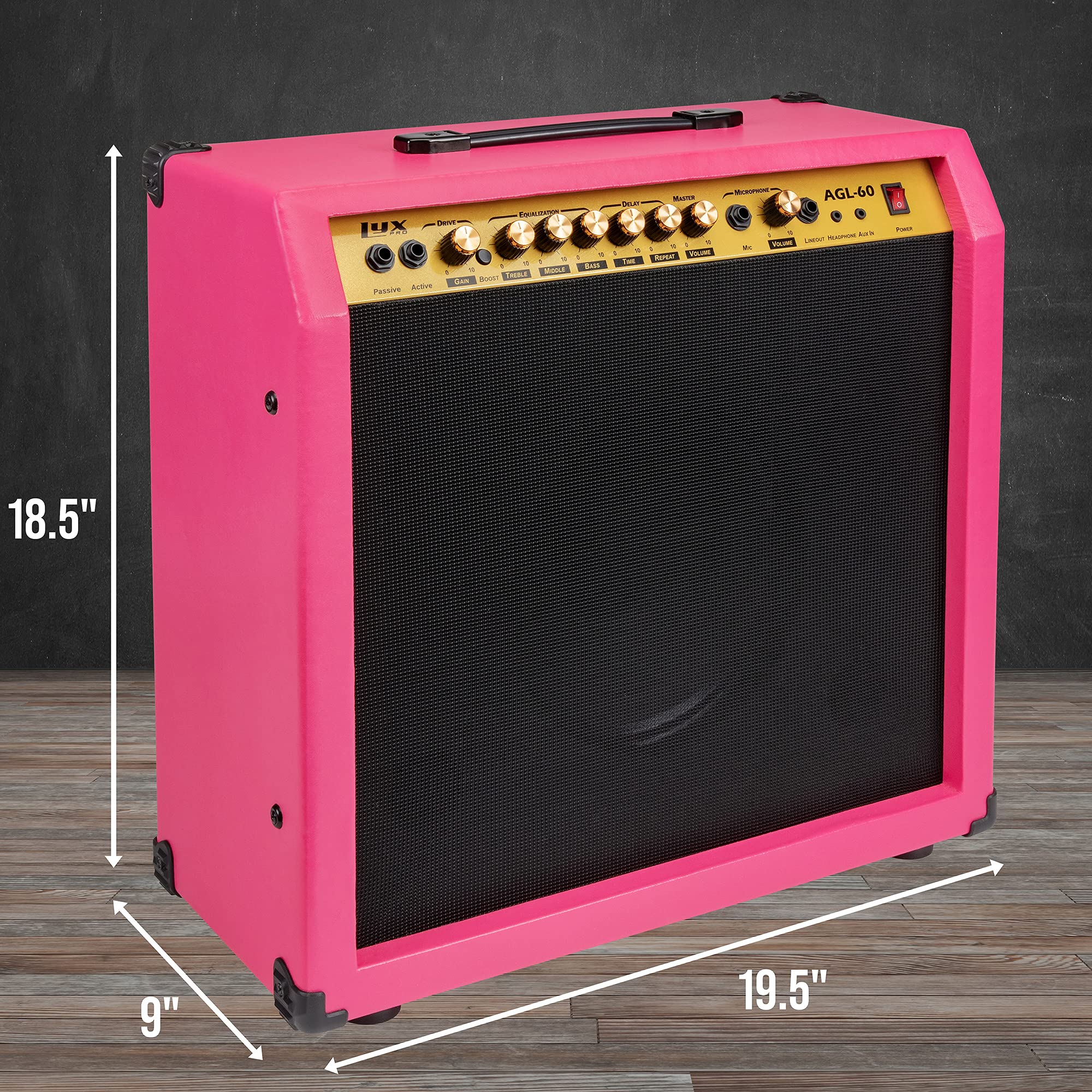 Foto 6 pulgar | Amplificador De Guitarra Eléctrica Lyxpro Combo De 60 W Con Altavoz De 10 Pulgadas - Venta Internacional.