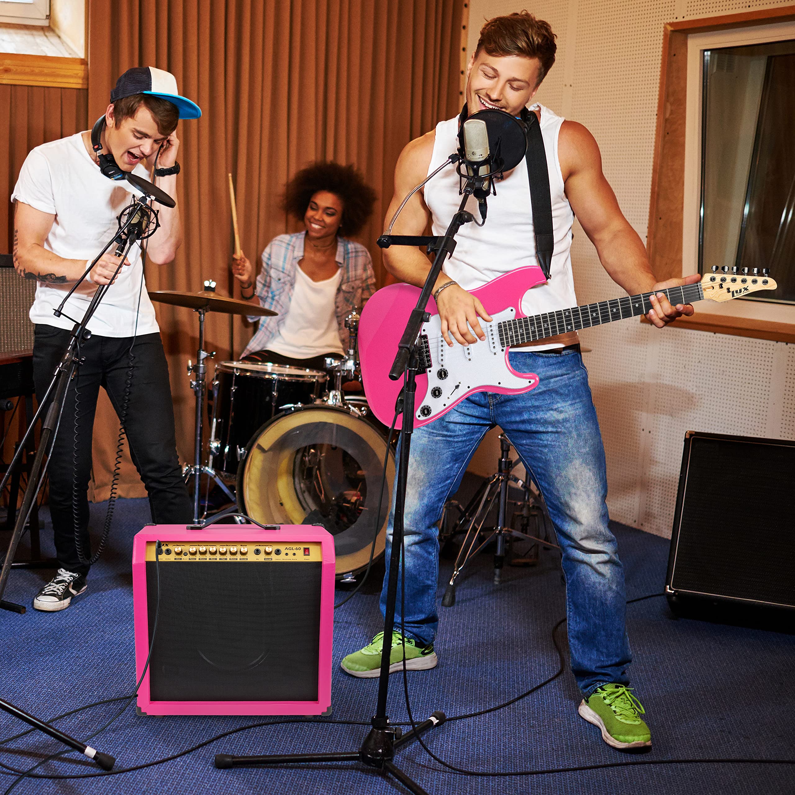 Foto 6 | Amplificador De Guitarra Eléctrica Lyxpro Combo De 60 W Con Altavoz De 10 Pulgadas - Venta Internacional.