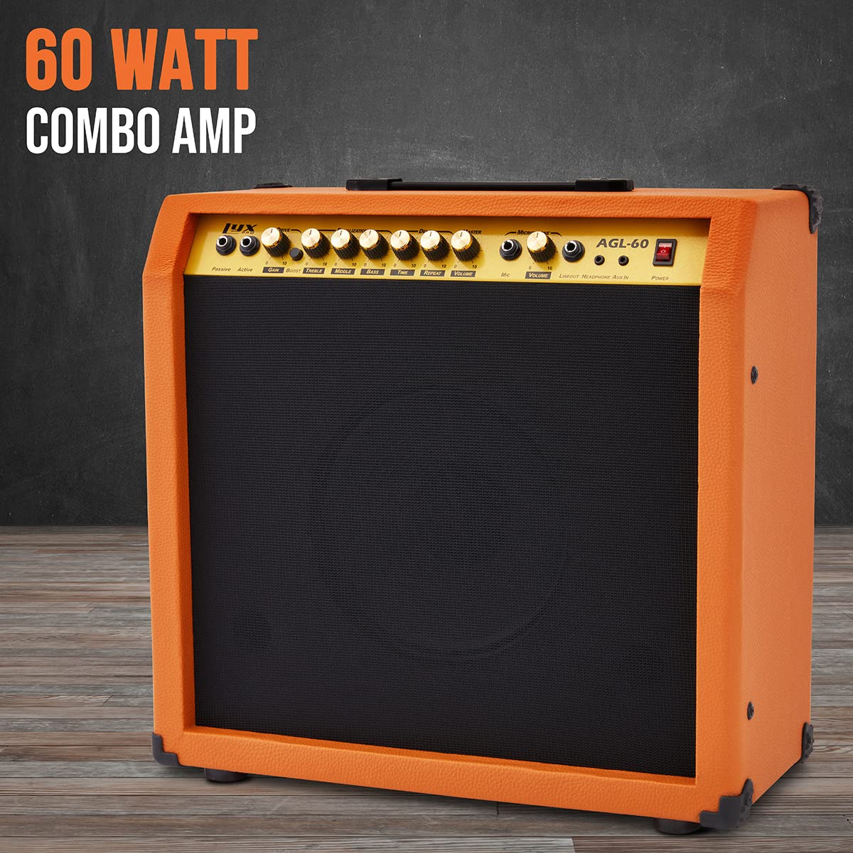 Foto 4 pulgar | Amplificador De Guitarra Eléctrica Lyxpro Combo De 60 W Con Altavoz De 10 Pulgadas - Venta Internacional.