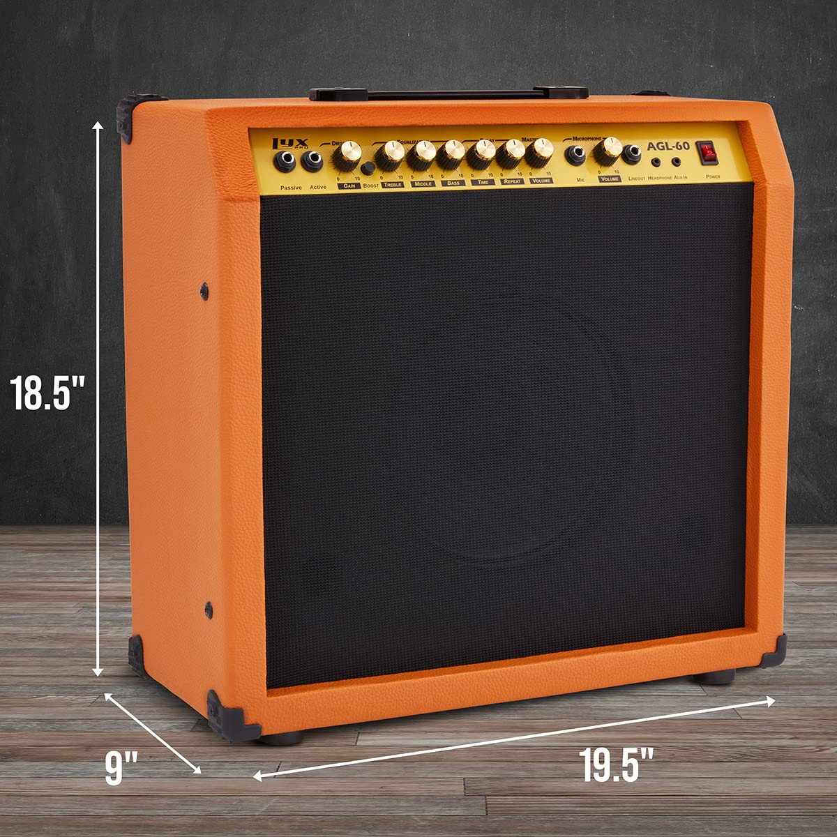 Foto 6 pulgar | Amplificador De Guitarra Eléctrica Lyxpro Combo De 60 W Con Altavoz De 10 Pulgadas - Venta Internacional.