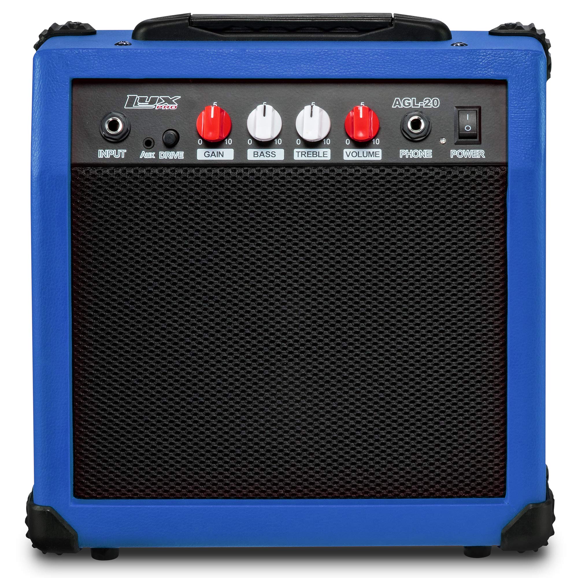 Foto 2 pulgar | Amplificador Para Guitarra Eléctrica Lyxpro De 20 W Con Altavoz - Azul - Venta Internacional.