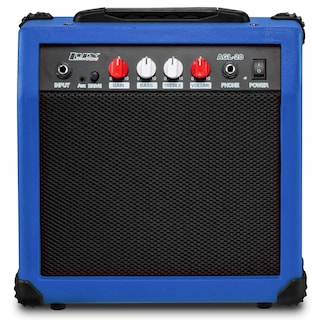 Foto 1 | Amplificador Para Guitarra Eléctrica Lyxpro De 20 W Con Altavoz - Azul - Venta Internacional.