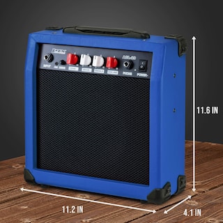 Foto 4 | Amplificador Para Guitarra Eléctrica Lyxpro De 20 W Con Altavoz - Azul - Venta Internacional.