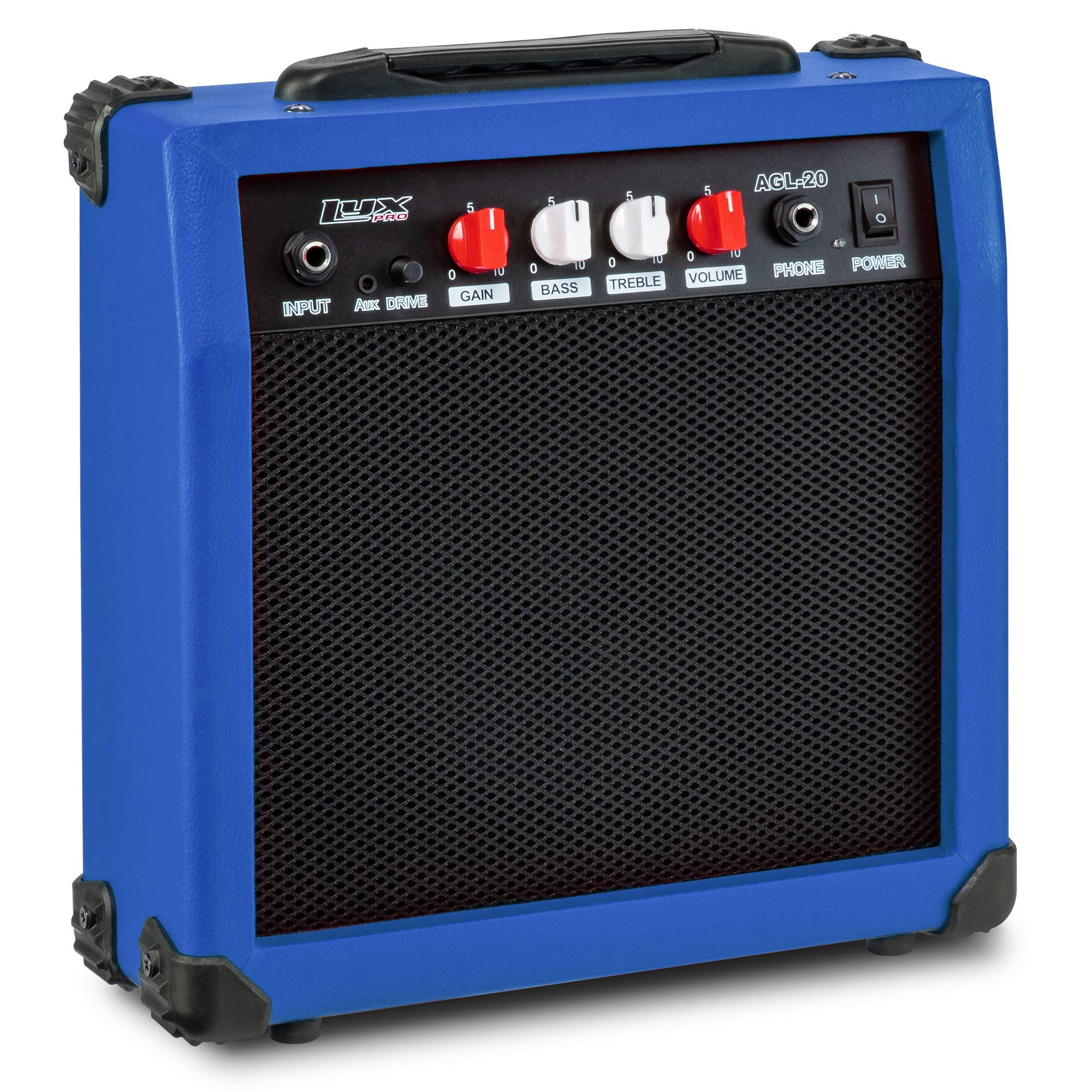 Foto 6 pulgar | Amplificador Para Guitarra Eléctrica Lyxpro De 20 W Con Altavoz - Azul - Venta Internacional.