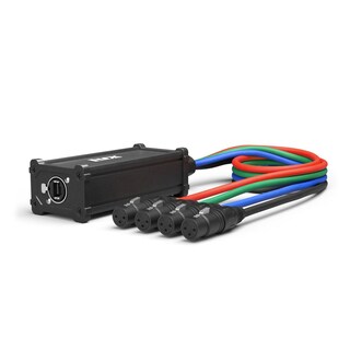 Foto 1 | Audio Snake Lyxpro Xlr De 4 Canales Y 1 M Para Escenario Y Estudio - Venta Internacional.