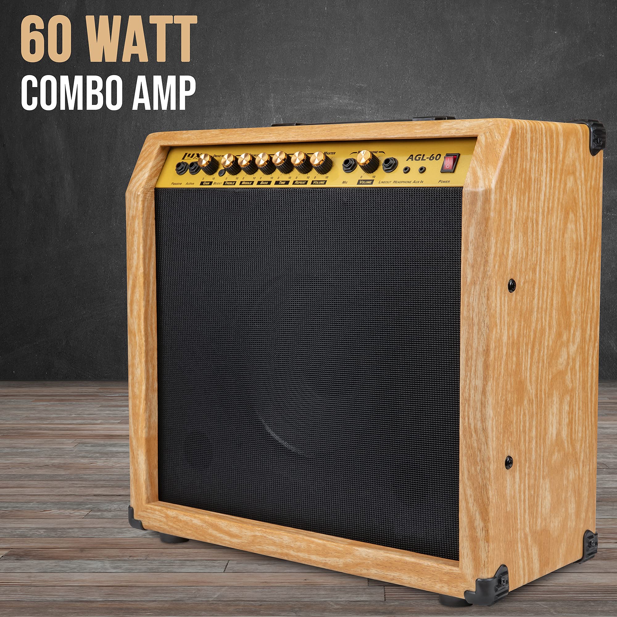 Foto 4 pulgar | Amplificador De Guitarra Eléctrica Lyxpro Combo De 60 W Con Altavoz De 10 Pulgadas - Venta Internacional.