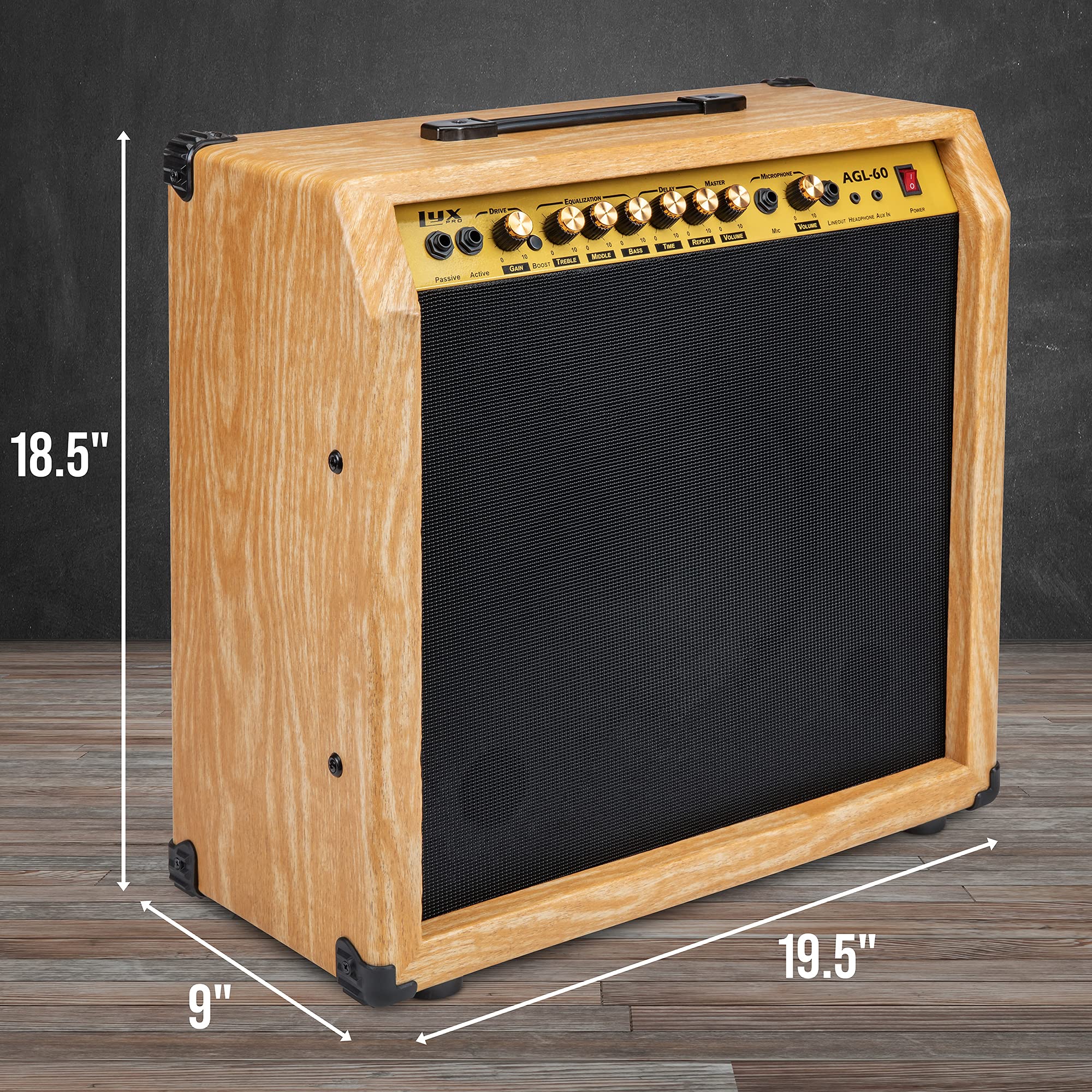 Foto 6 pulgar | Amplificador De Guitarra Eléctrica Lyxpro Combo De 60 W Con Altavoz De 10 Pulgadas - Venta Internacional.