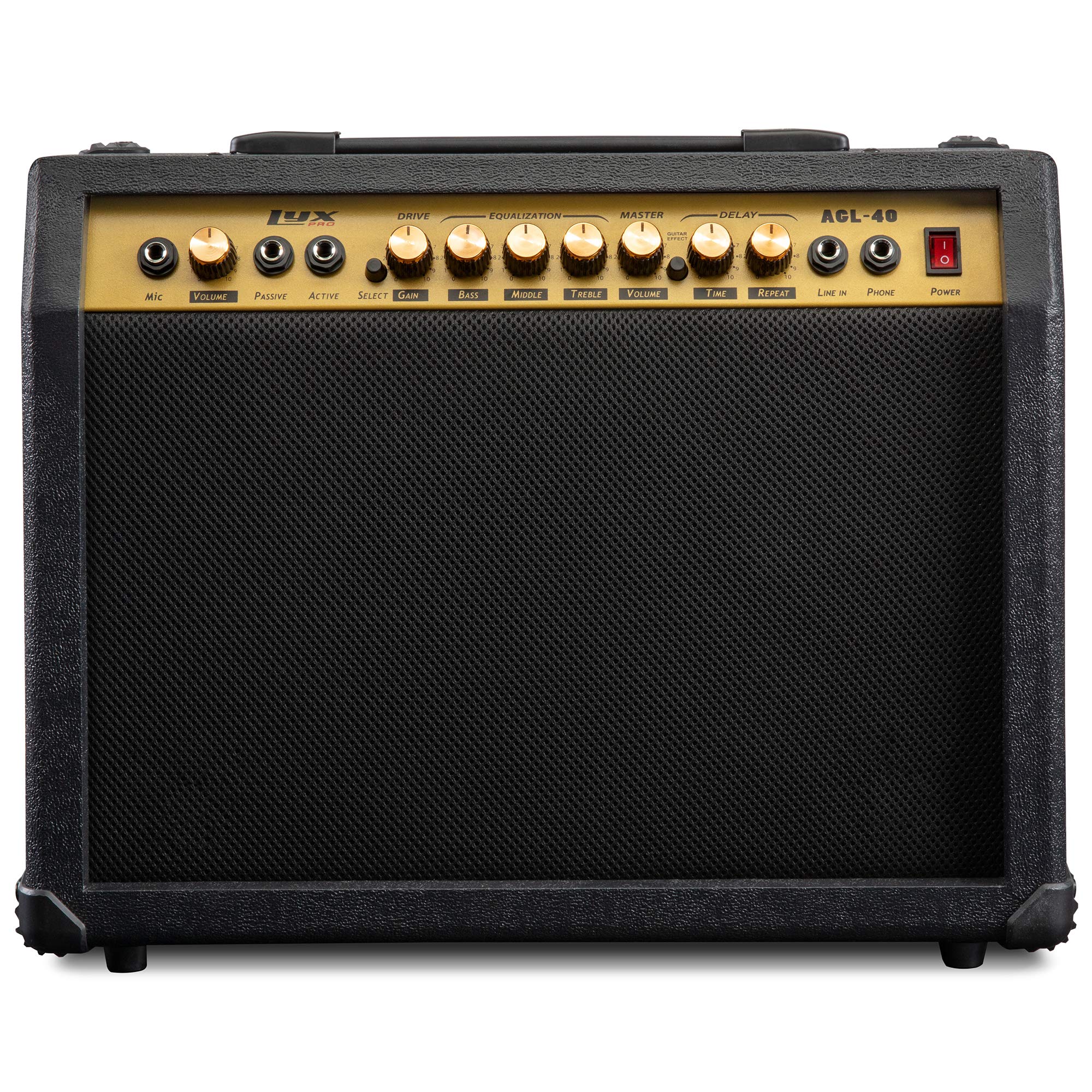 Foto 2 pulgar | Amplificador De Guitarra Eléctrica Lyxpro Combinado De 40 W Con Altavoz De 8» - Venta Internacional.