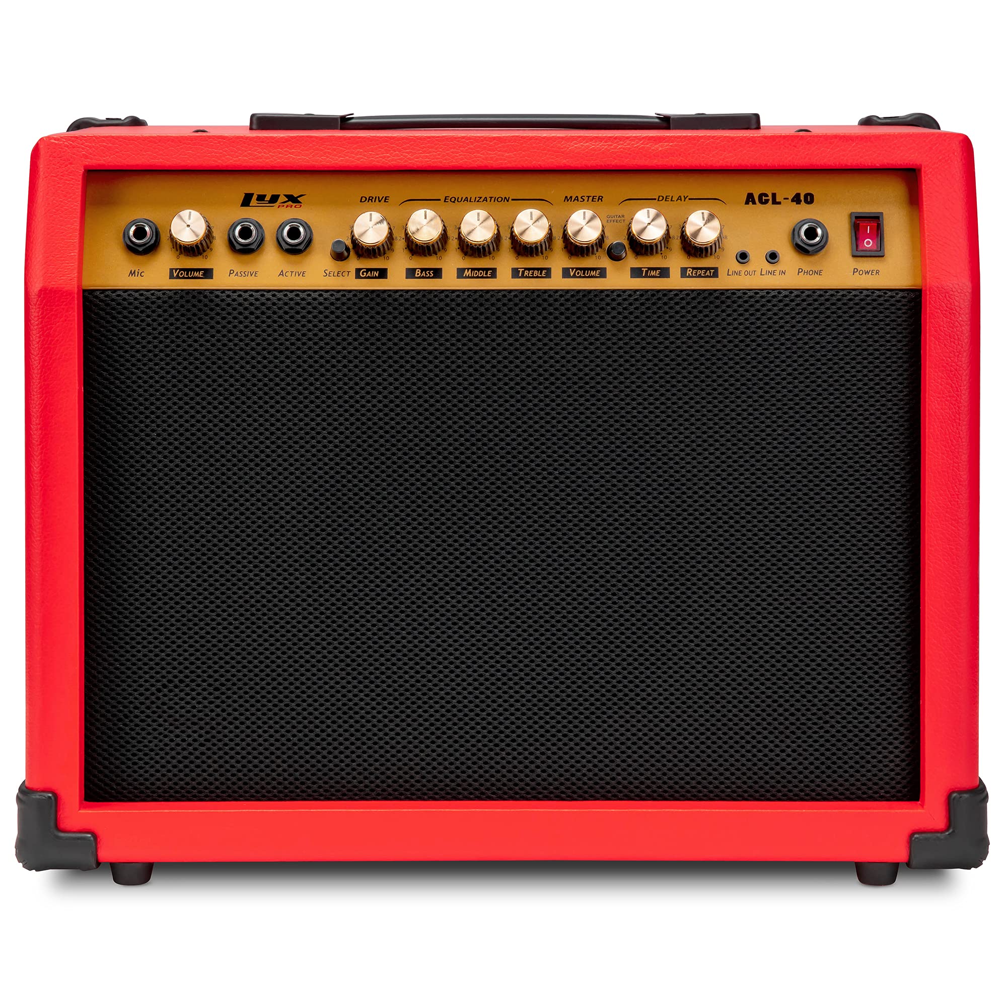 Foto 2 pulgar | Amplificador De Guitarra Eléctrica Lyxpro Combinado De 40 W Con Altavoz De 8» - Venta Internacional.