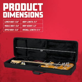 Foto 7 | Funda De Guitarra Gator Cases De Espuma De Polietileno Ligera Para Bar Eléctrico - Venta Internacional.