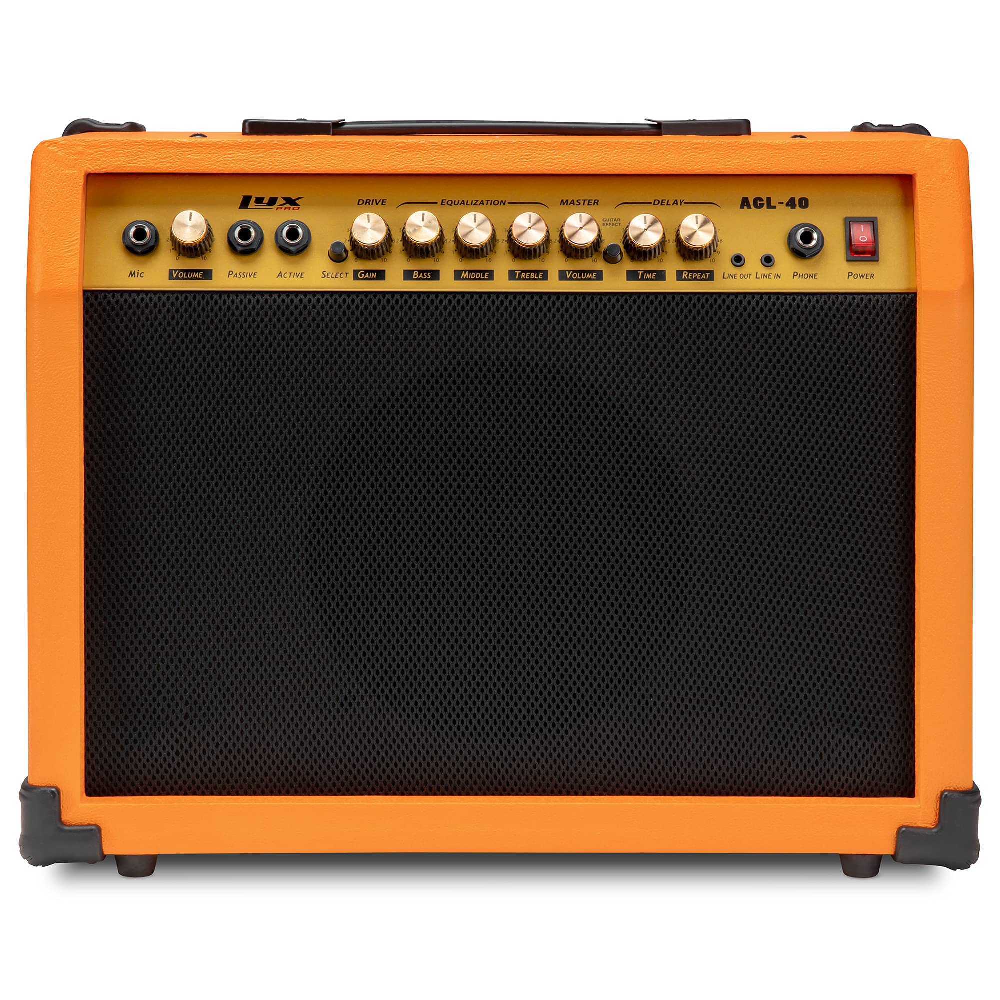 Foto 2 pulgar | Amplificador Para Guitarra Eléctrica Lyxpro 40w Solid State Studio - Venta Internacional.