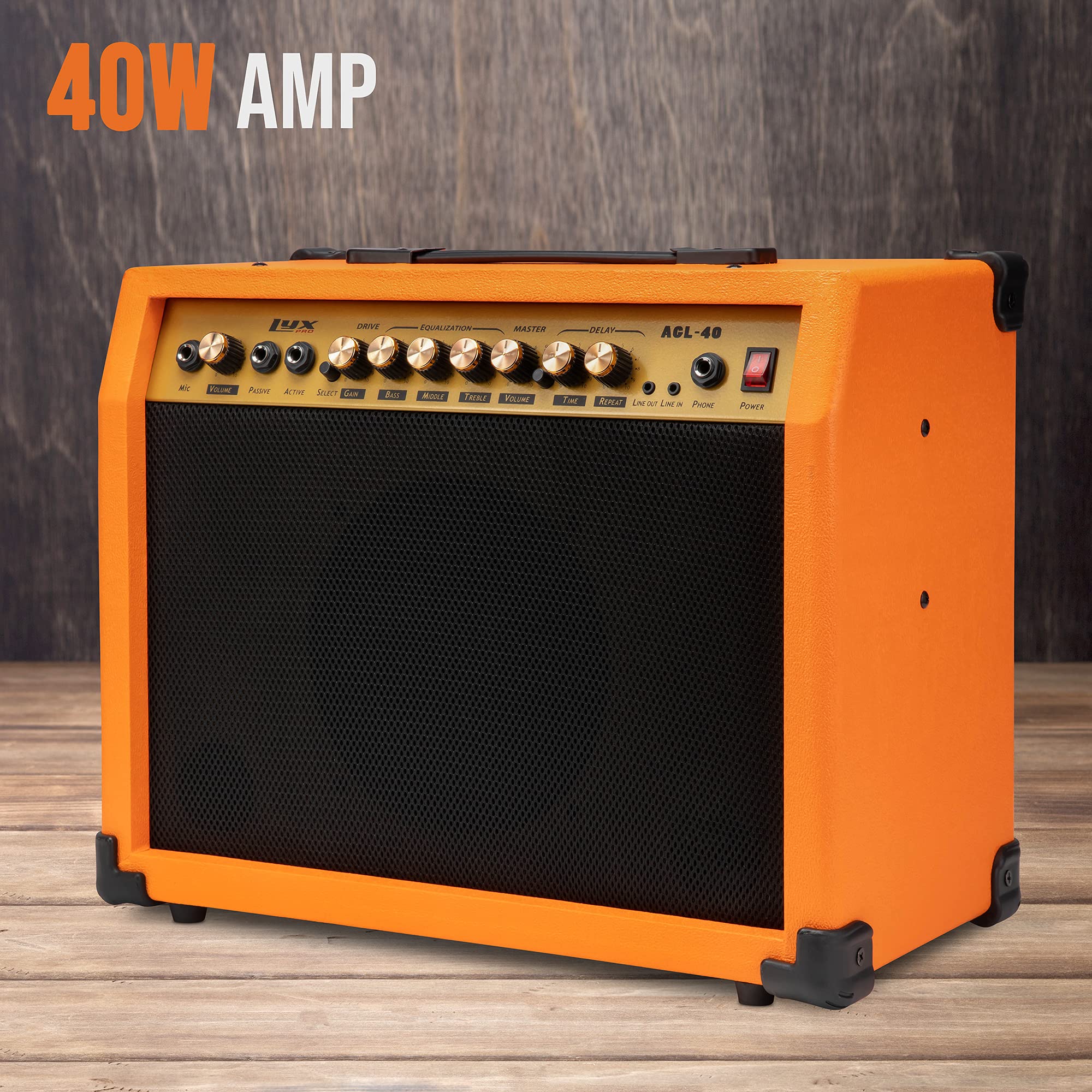 Foto 3 | Amplificador Para Guitarra Eléctrica Lyxpro 40w Solid State Studio - Venta Internacional.