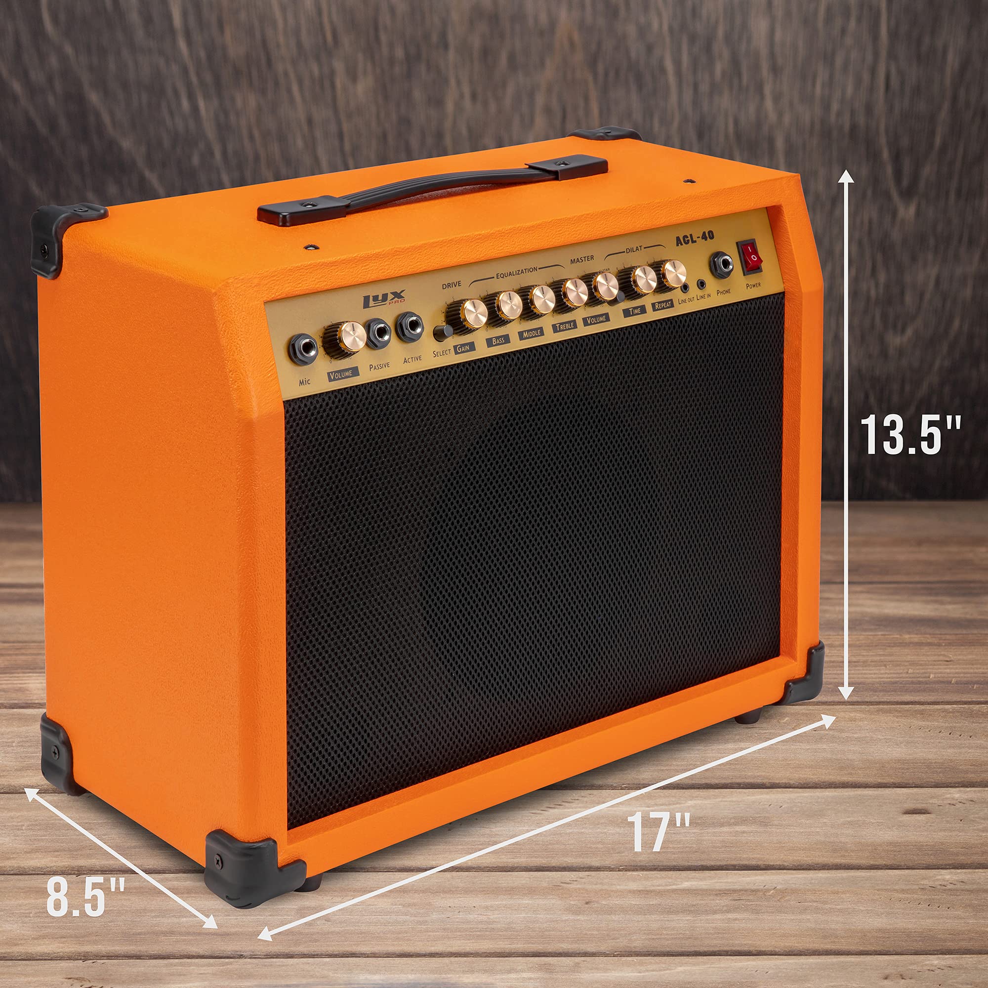 Foto 5 | Amplificador Para Guitarra Eléctrica Lyxpro 40w Solid State Studio - Venta Internacional.