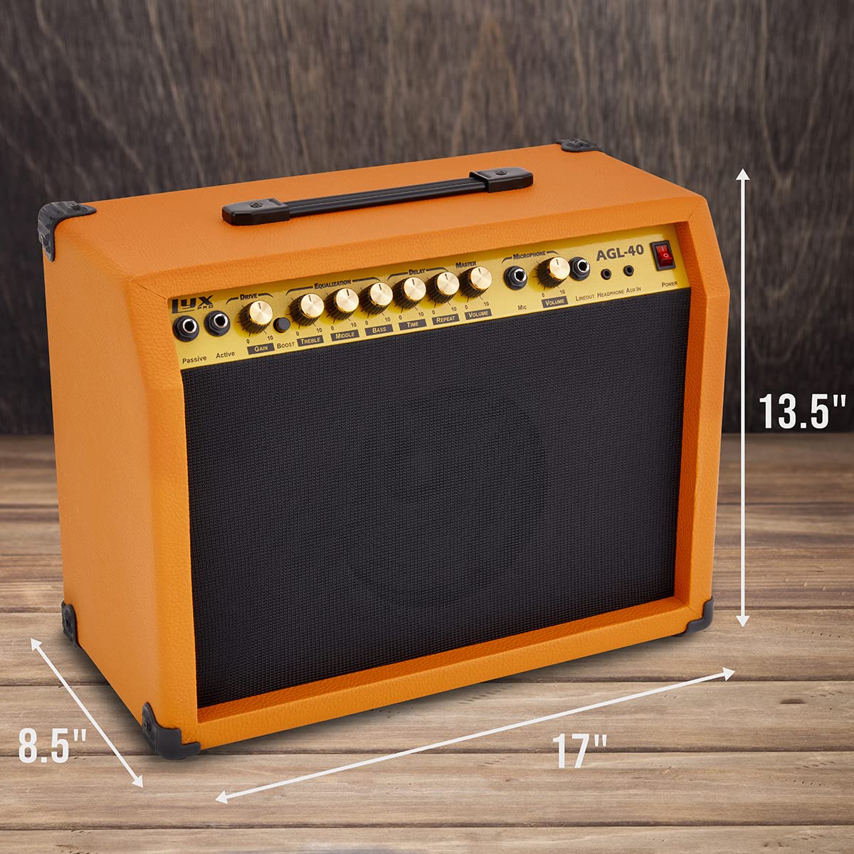 Foto 5 pulgar | Amplificador Para Guitarra Eléctrica Lyxpro 40w Solid State Studio - Venta Internacional.
