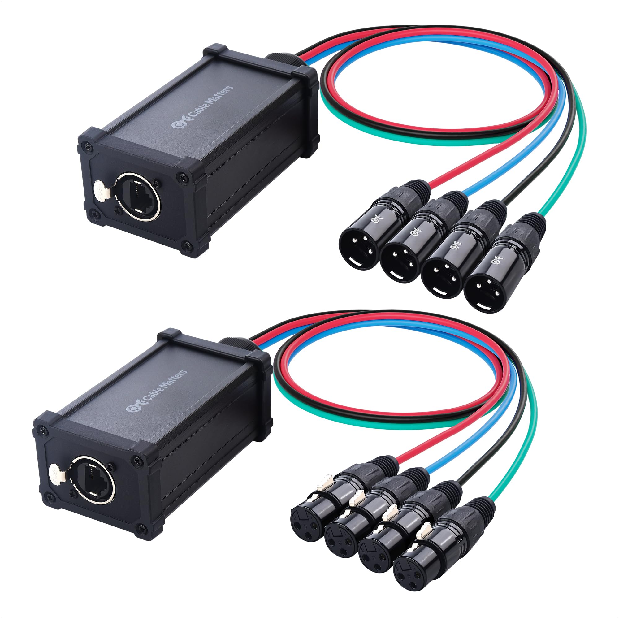 Foto 2 pulgar | El Cable Snake Xlr De Audio A Través De Ethernet Importa Con 2 Cajas - Venta Internacional.